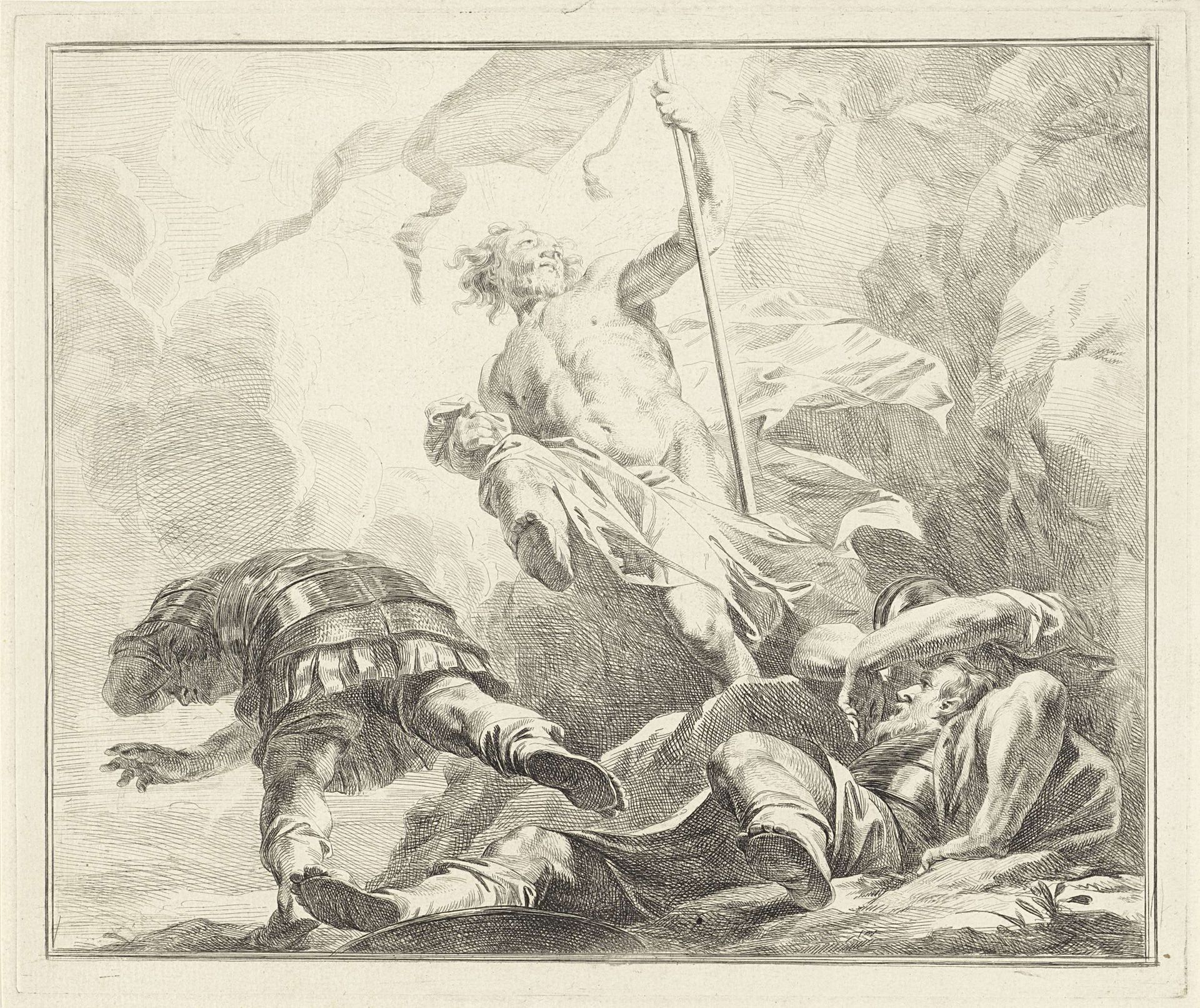 Opstanding van Christus by Jacob de Wit