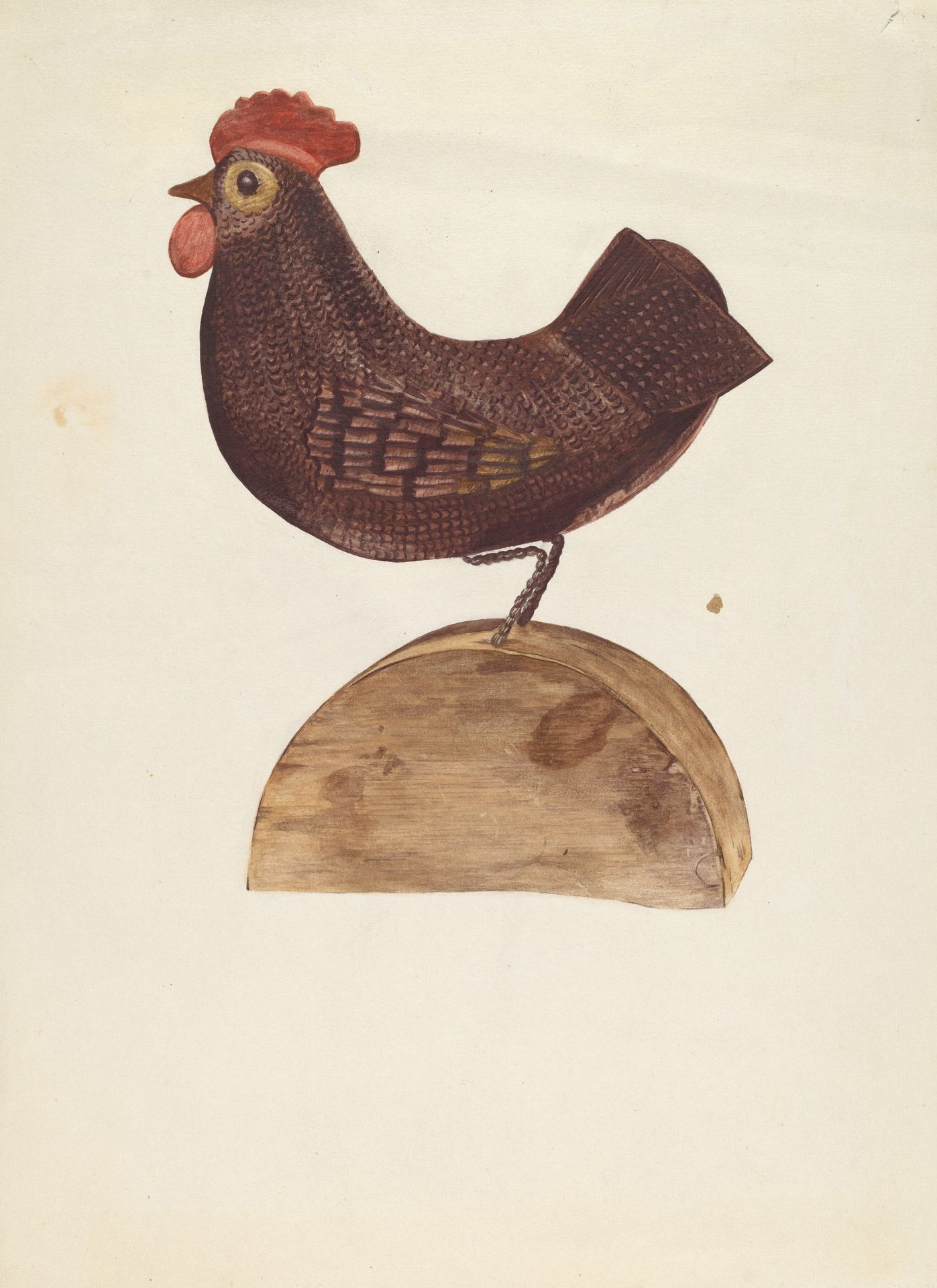 Carved Bird by Anonymous