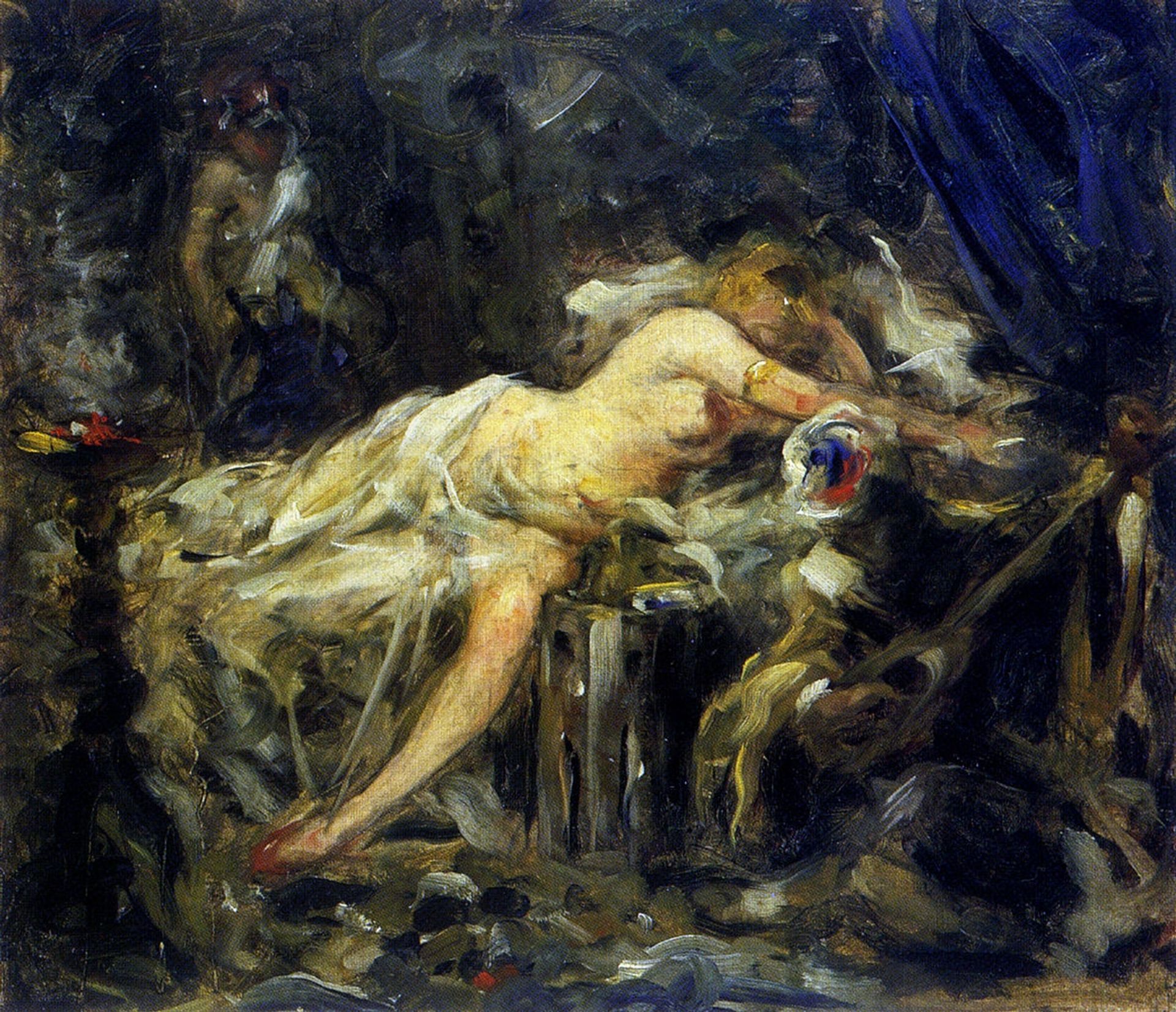 The Harem (Sketch) by Anton Azbe