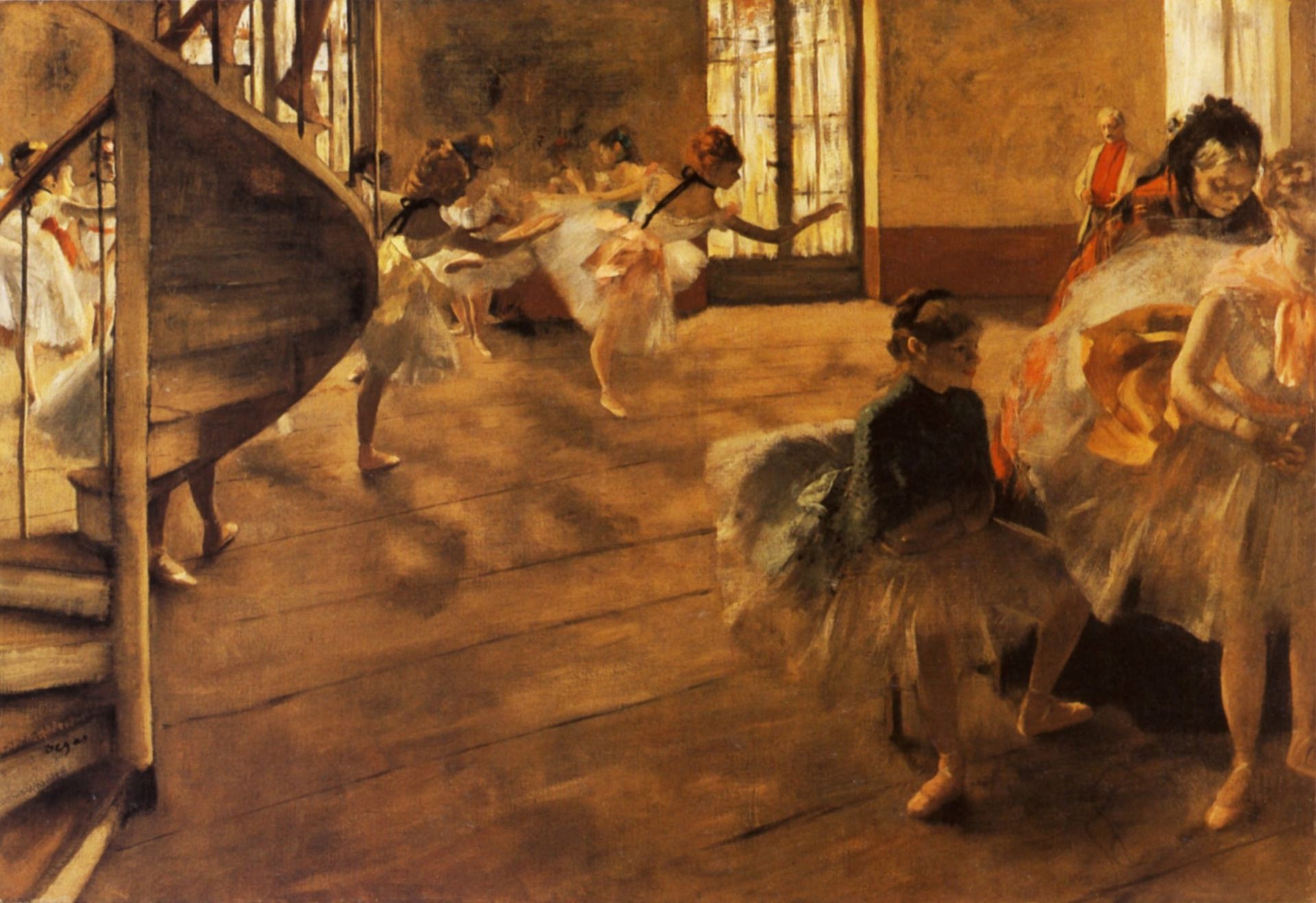 The Rehearsal by Edgar Degas