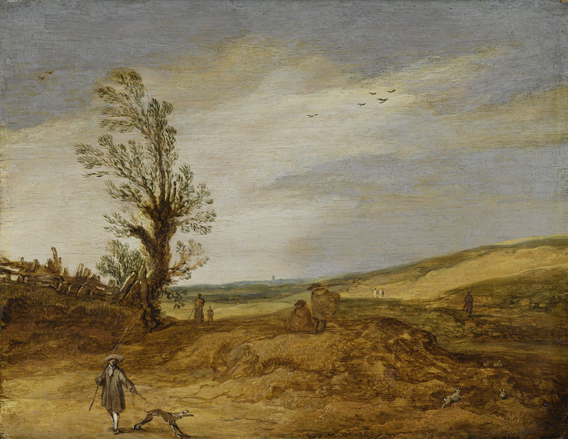 A View in the Dunes by Esaias van de Velde