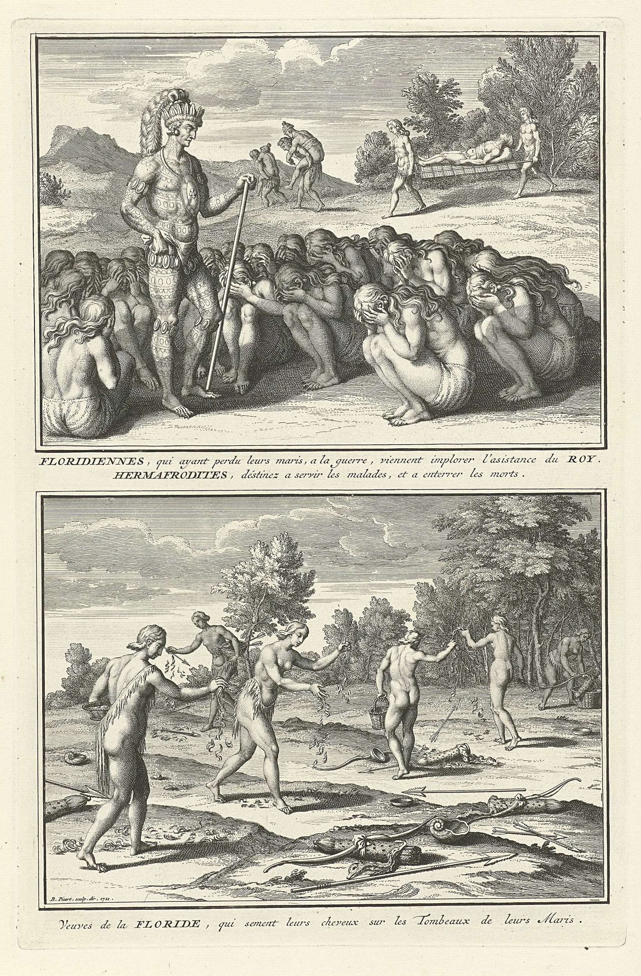 Rouwrituelen bij de oorspronkelijke bevolking van Florida by Bernard Picart
