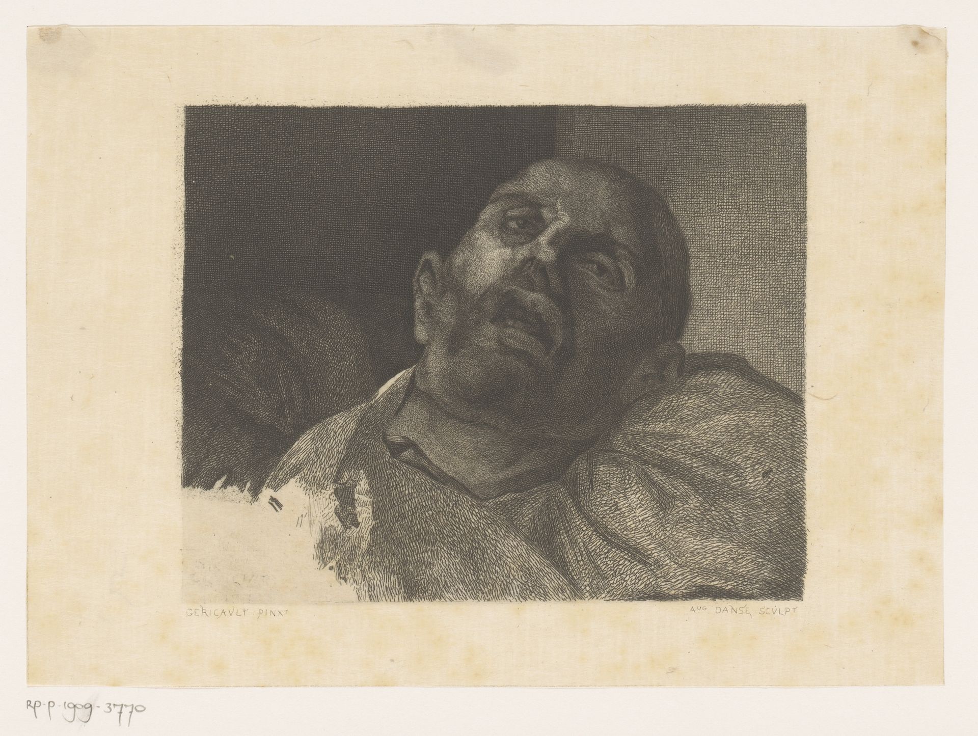 Hoofd van een onthoofde man by Auguste Danse