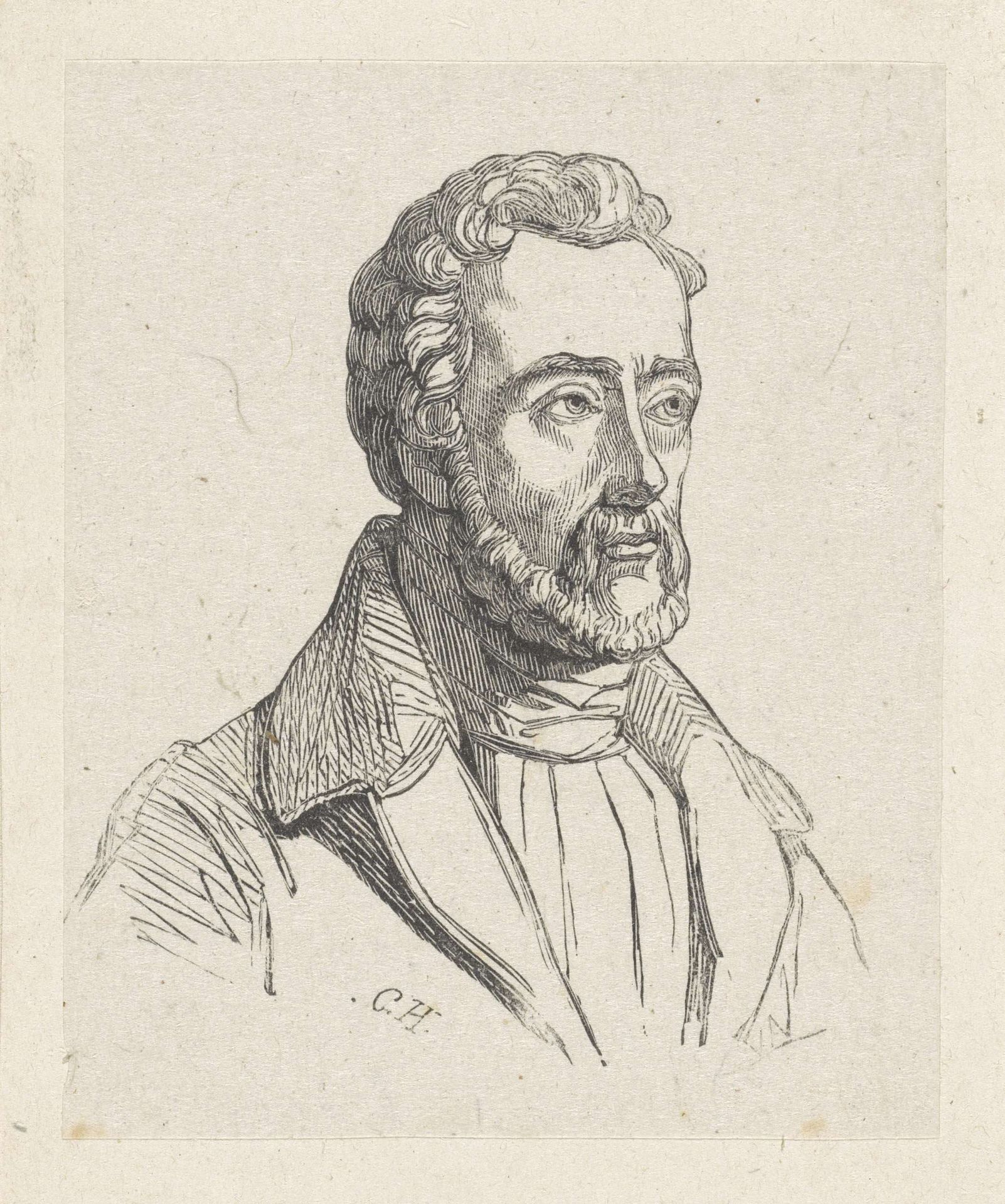 Portret van Henry Scheffer by Anonymous