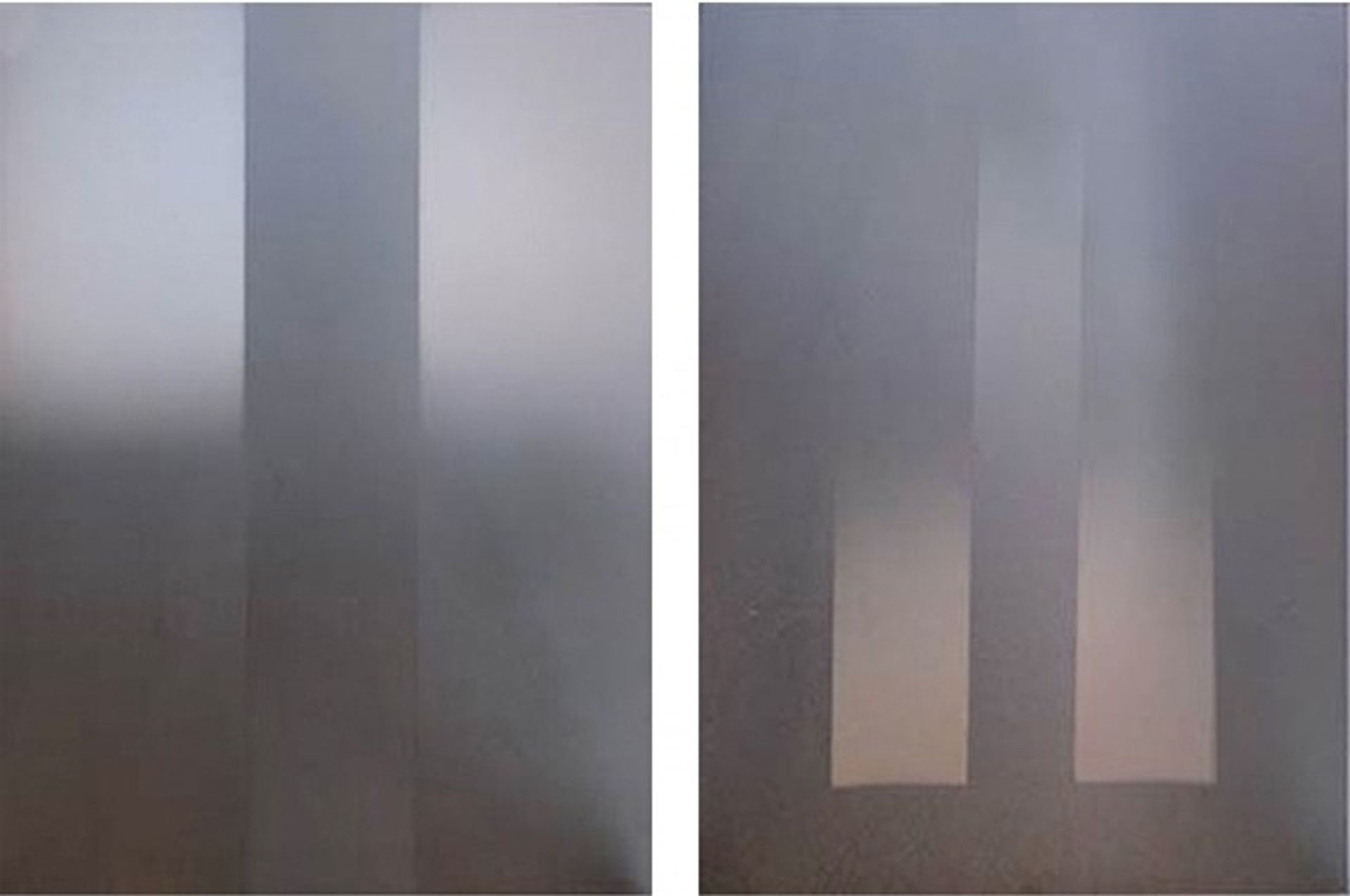 Diptych by Larry Bell