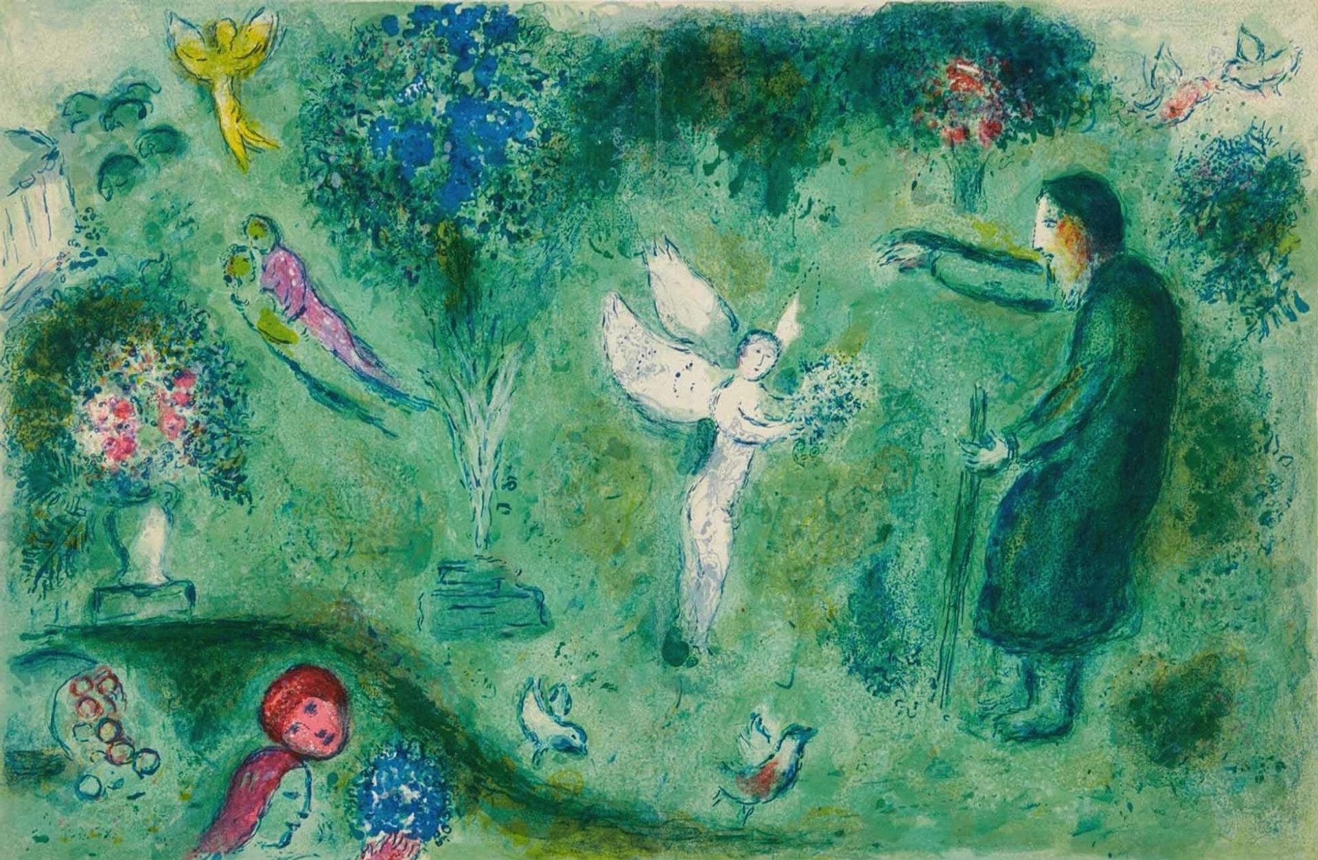 Daphnis and Chloe #1 by Marc Chagall