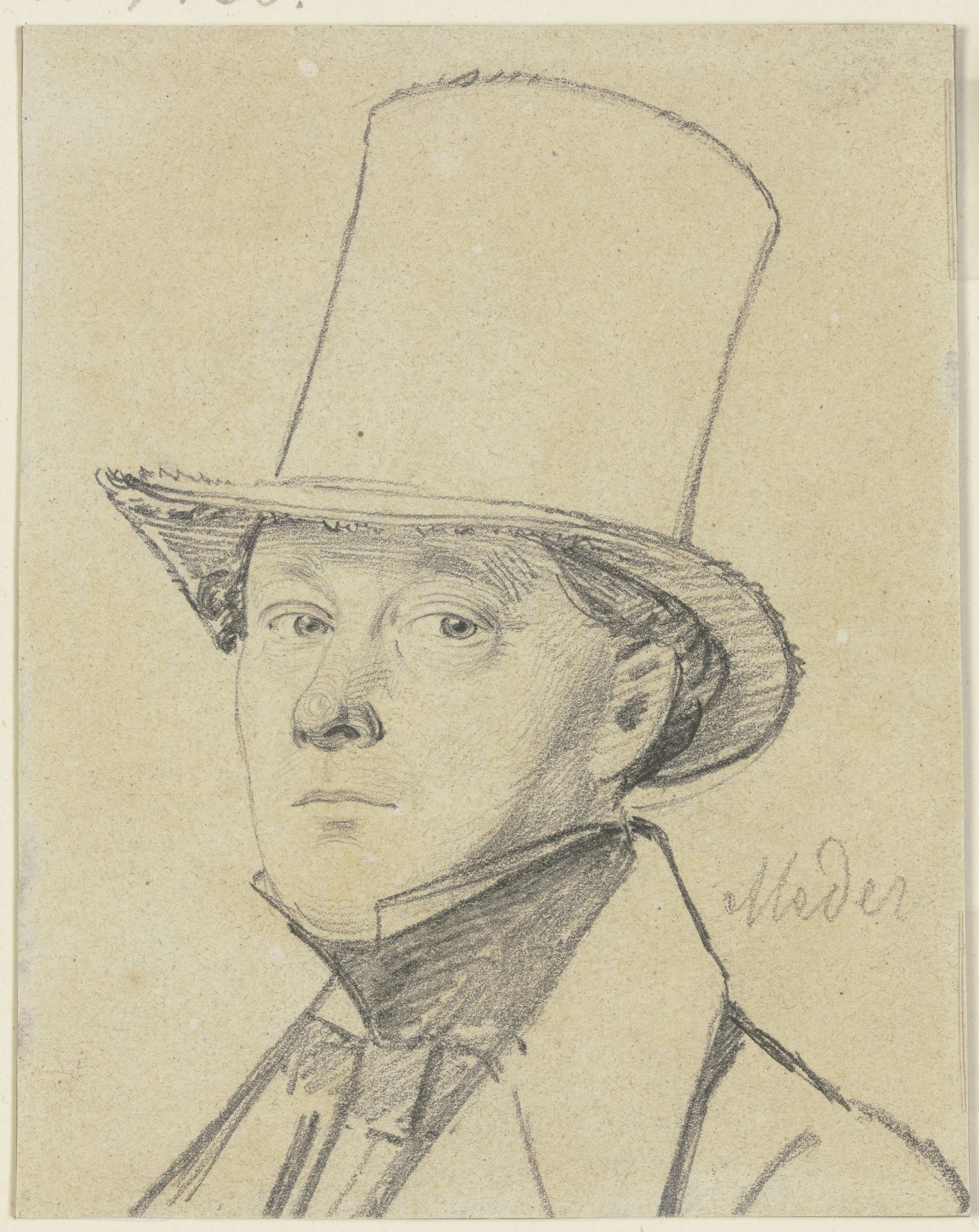 Portrait of Meder by Carl Hoff