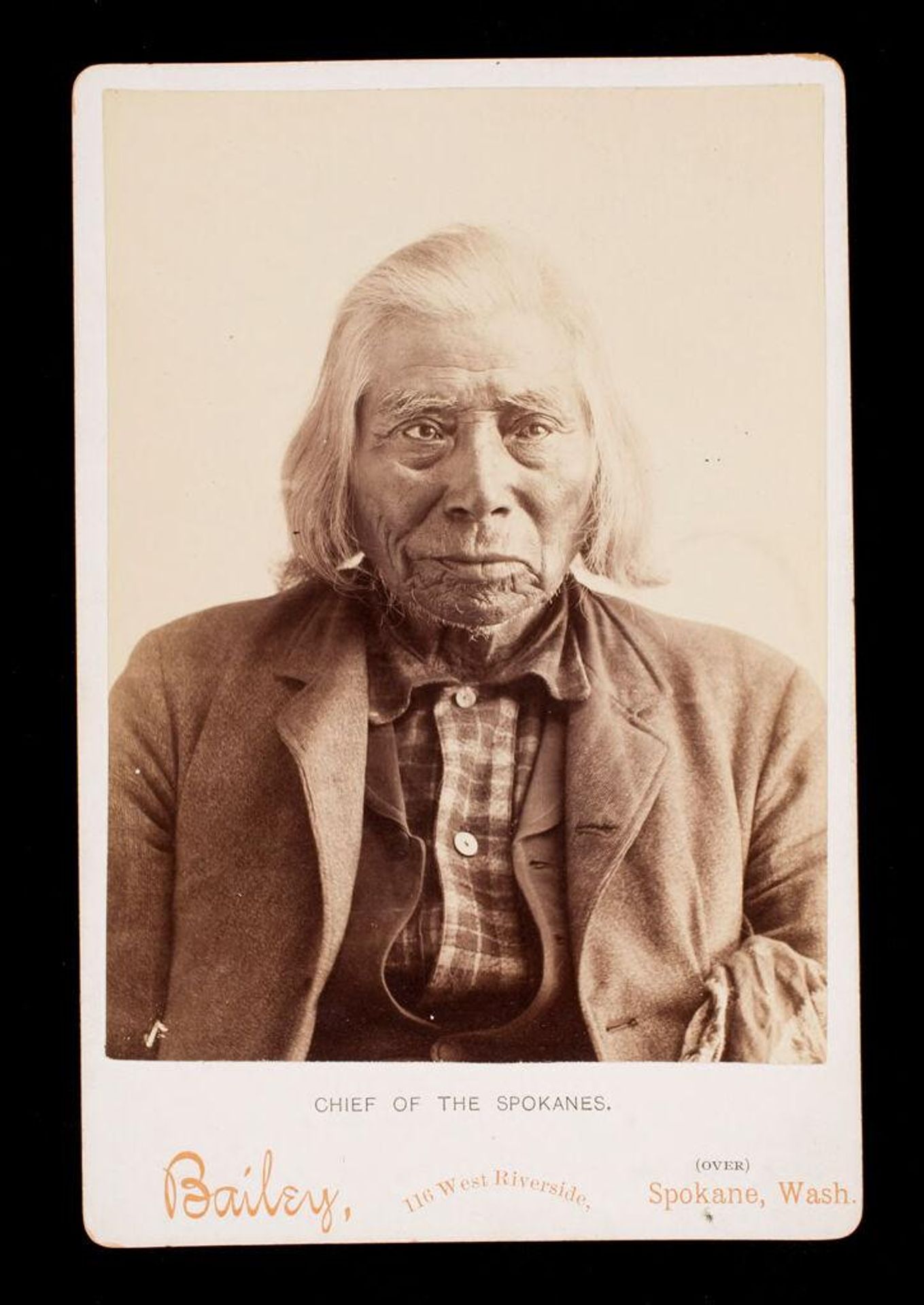 Chief of the Spokanes [Spokan Garry (c. 1811-1892)] by A.C. Bailey