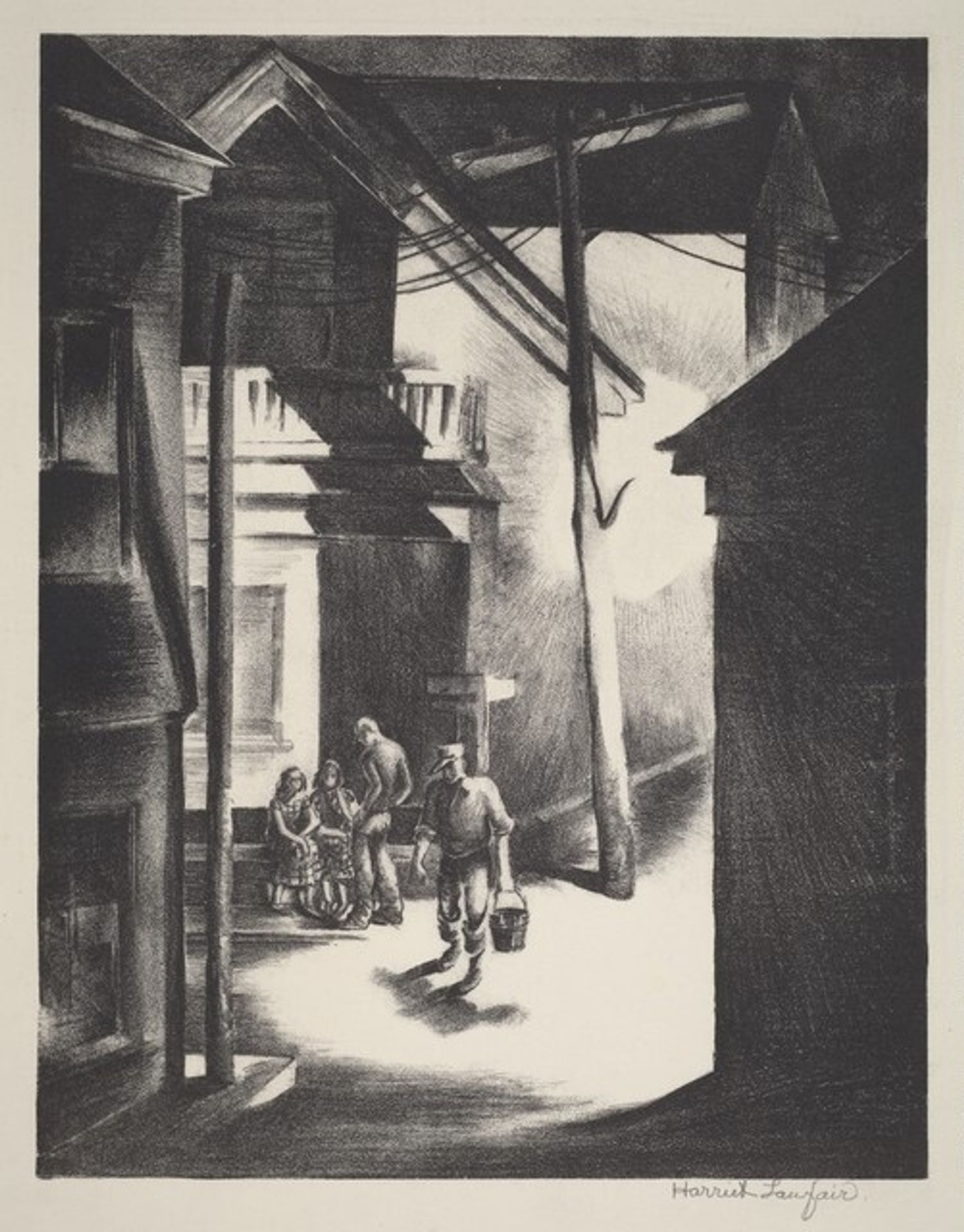 Untitled (Summer Night, Provincetown) by Harriet Keese Lanfair