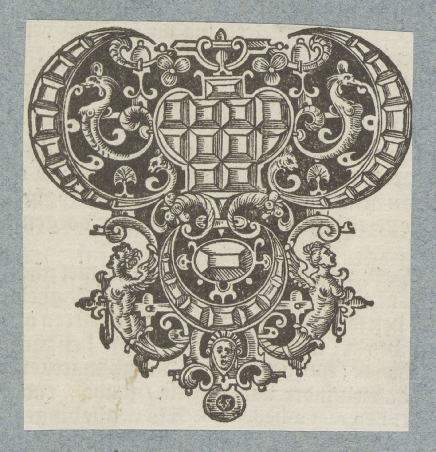 Ornament met edelstenen. by Christoffel van (II) Sichem