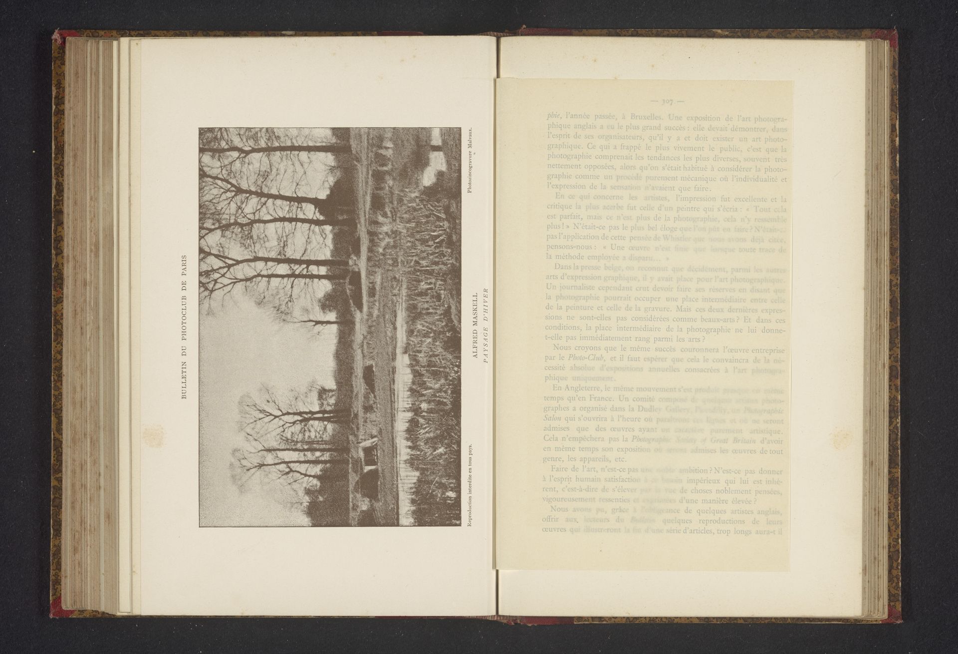 Winterlandschap by Alfred Maskell