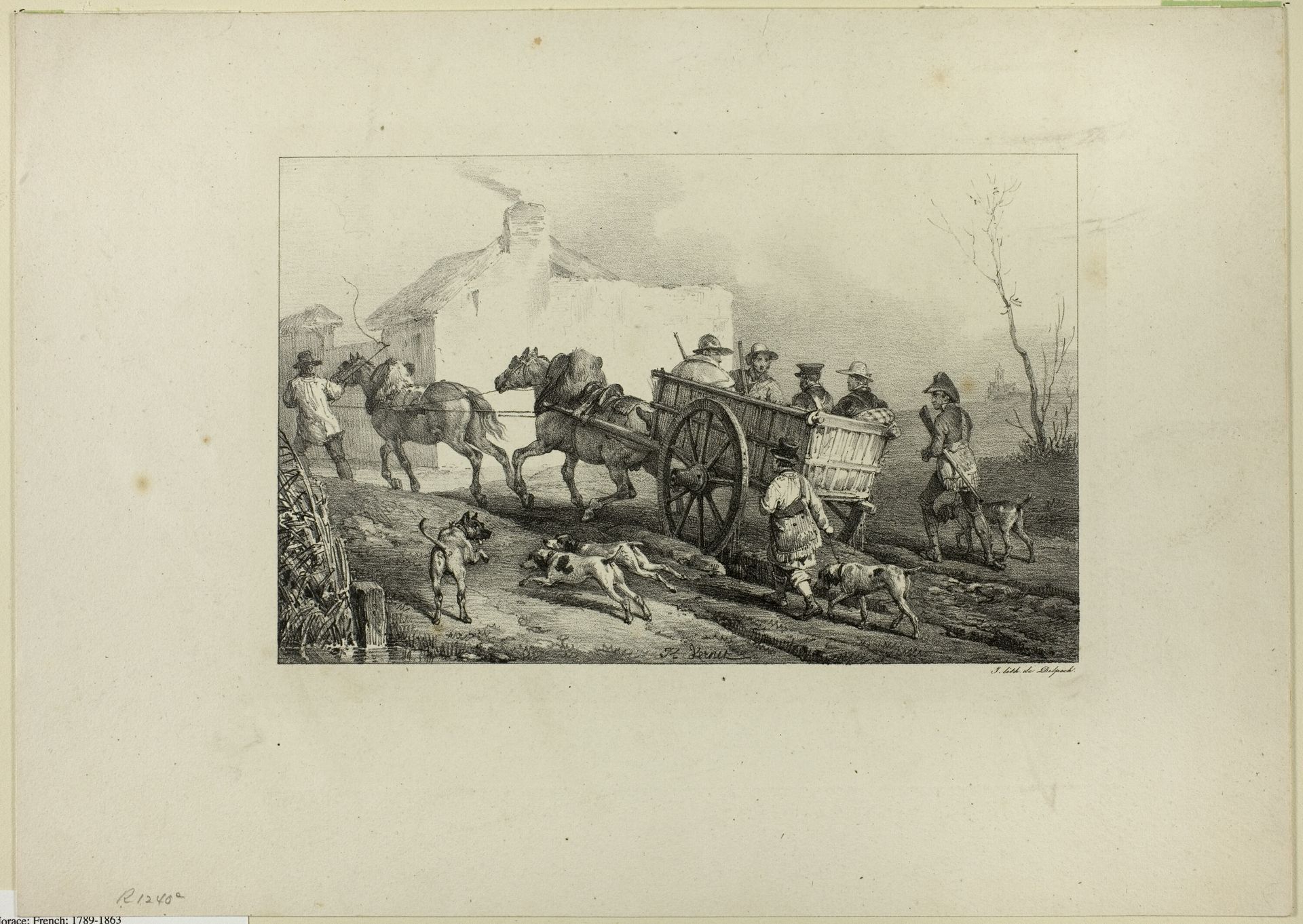 Hunters by Horace Vernet