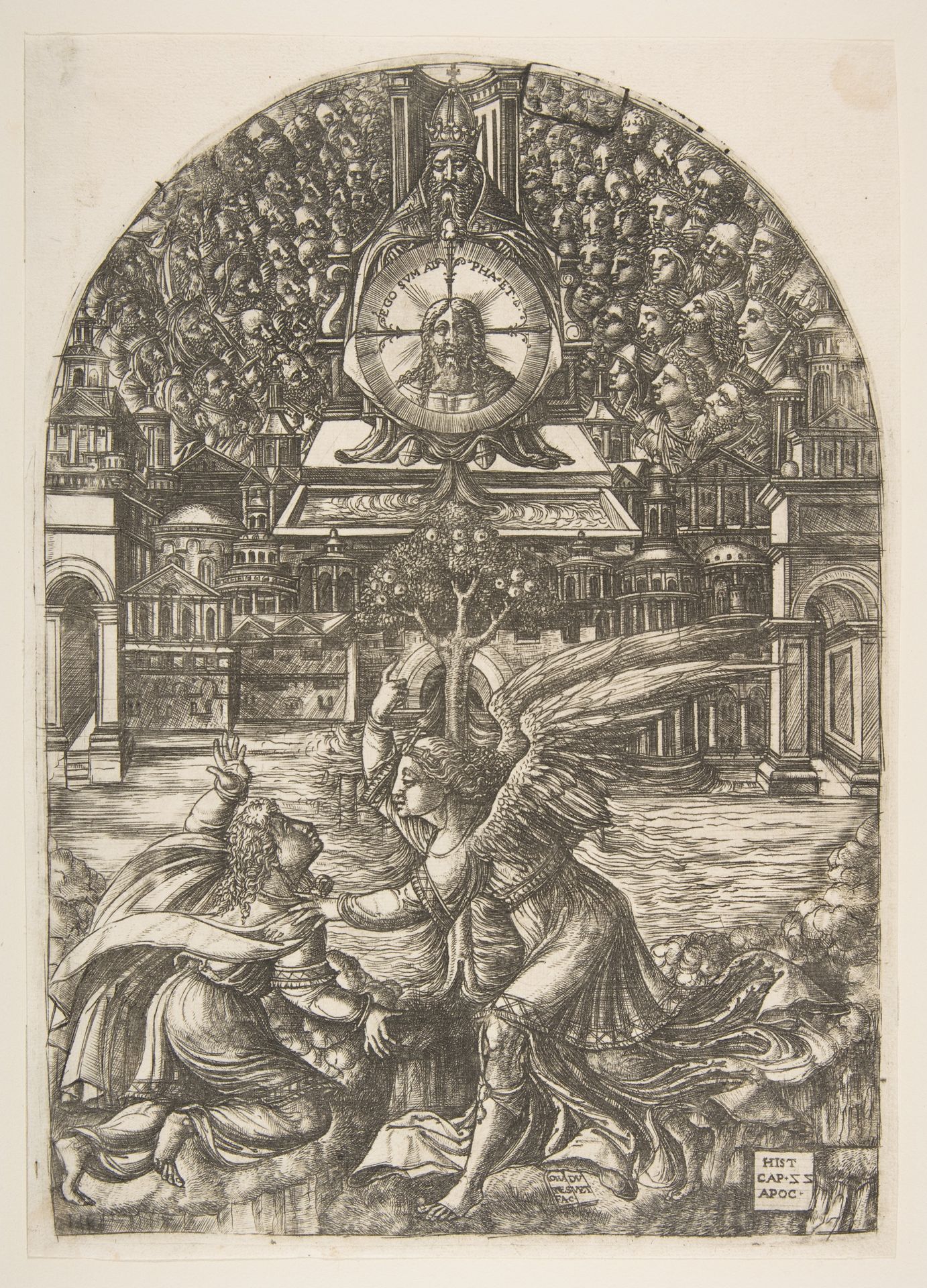 The Angel shows Saint John the Fountain of Living Water, from the Apocalypse by Jean Duvet