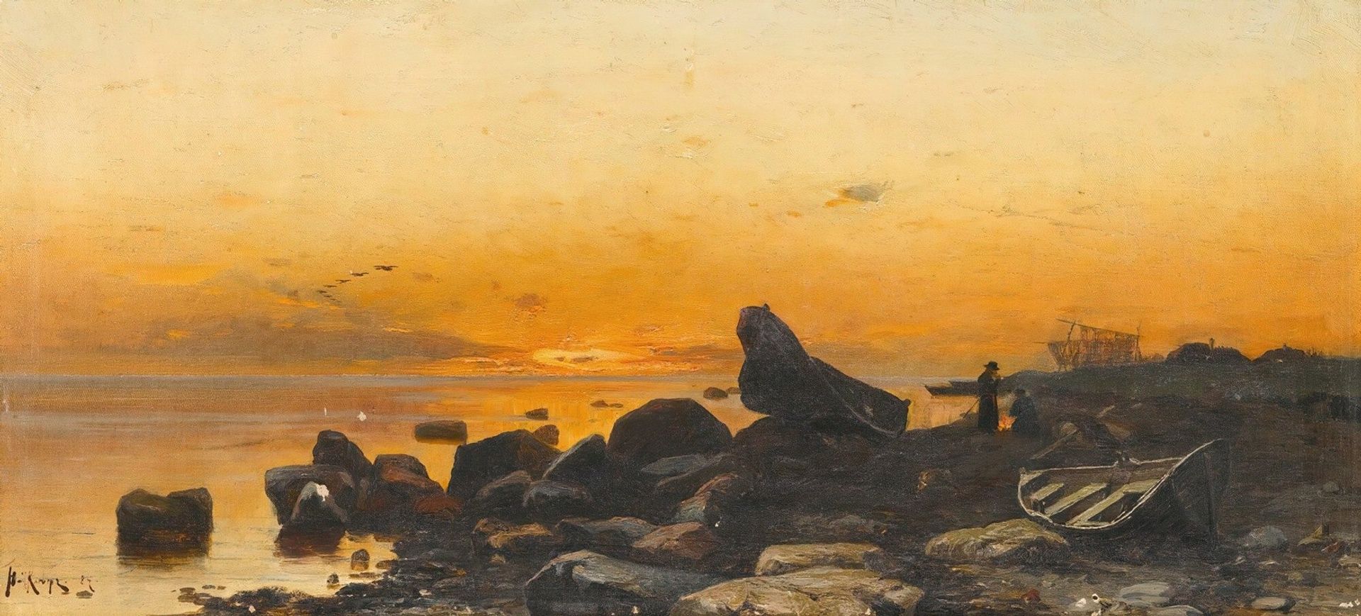 Sunset by Julius Sergius Klever