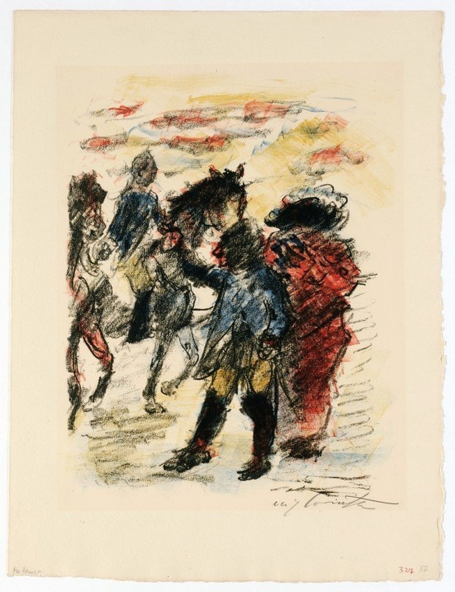 Die Vereitelte Flucht by Lovis Corinth