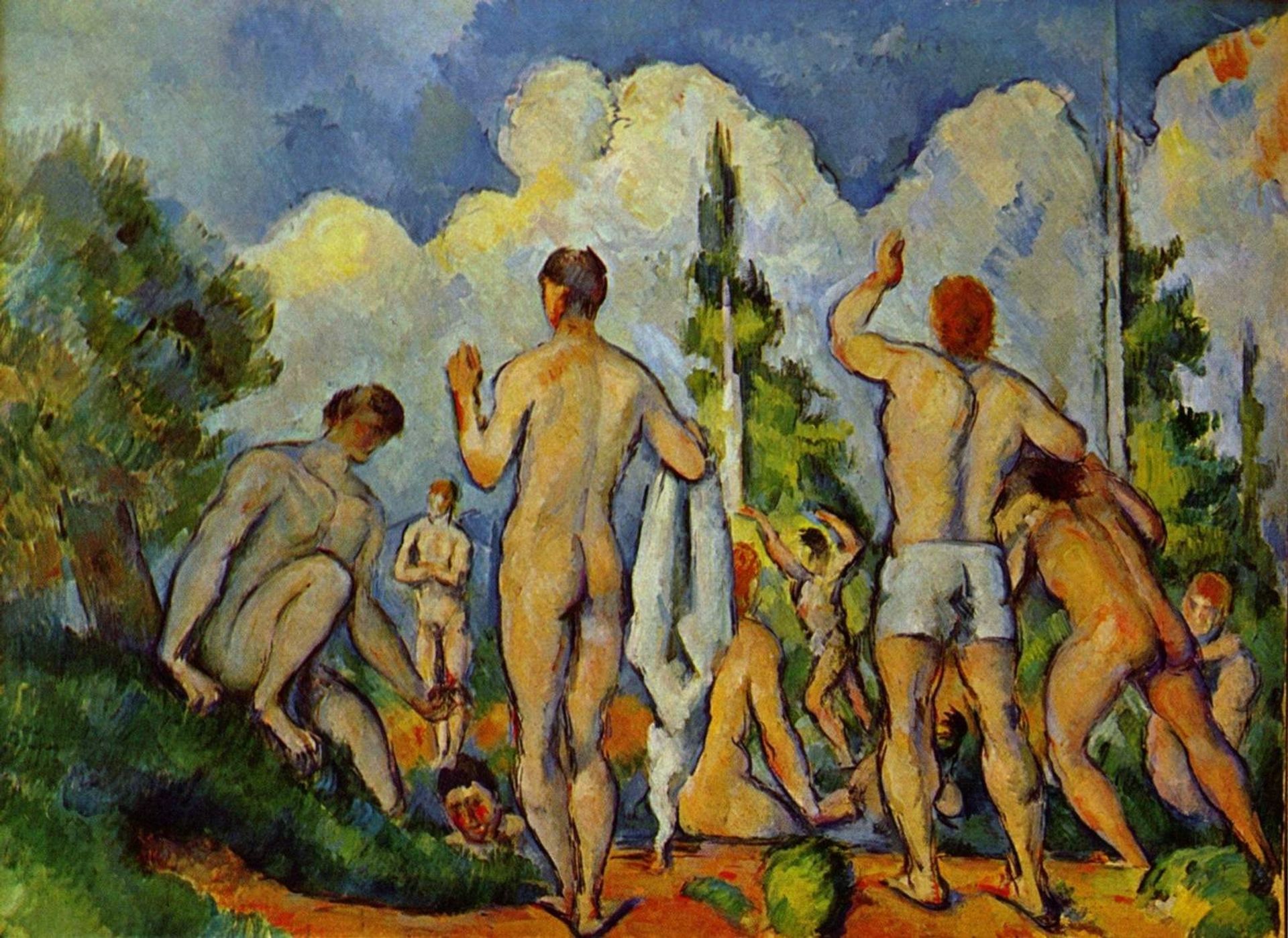 Bathers by Paul Cézanne