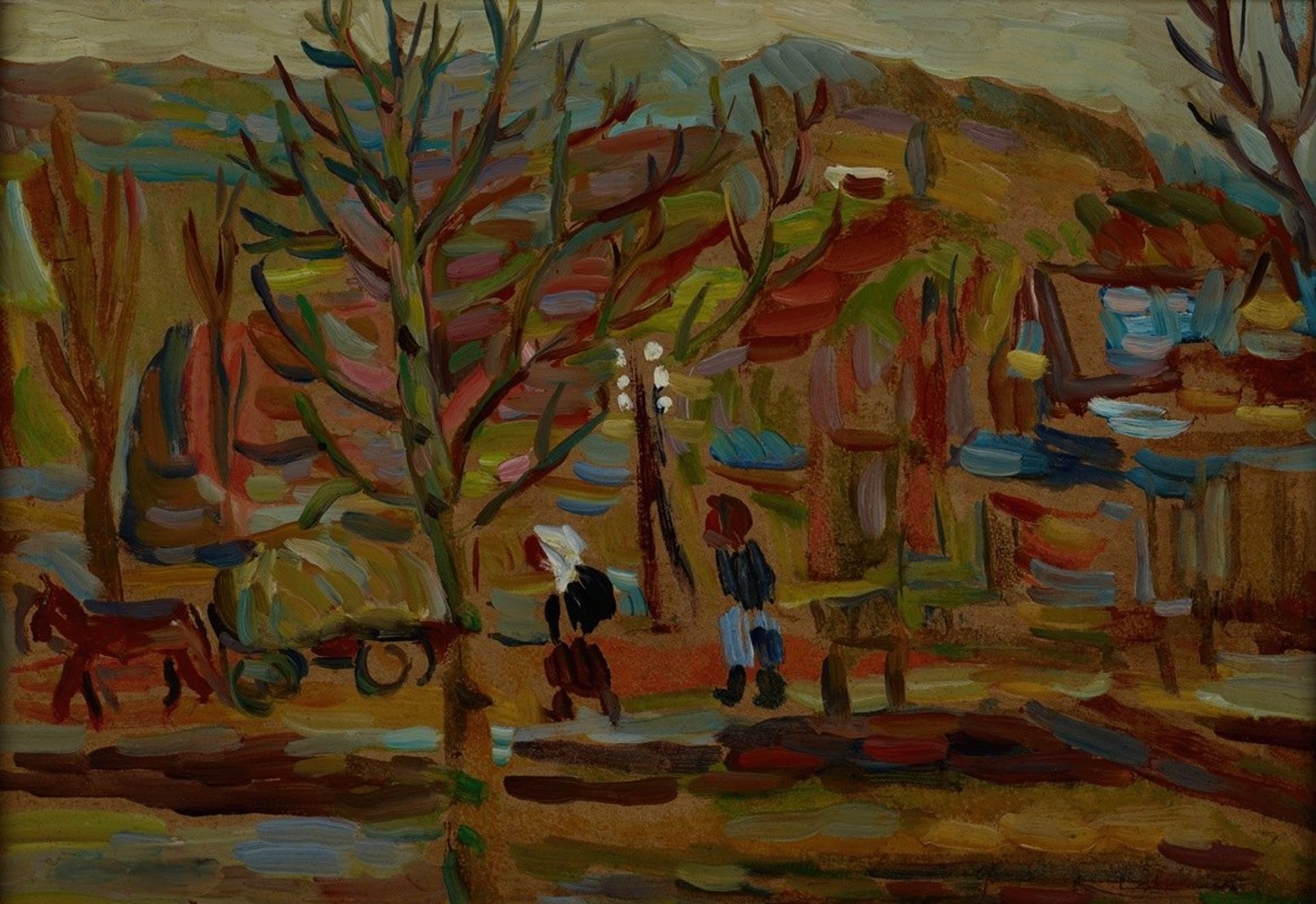 On a Country Road by Sasza Blonder