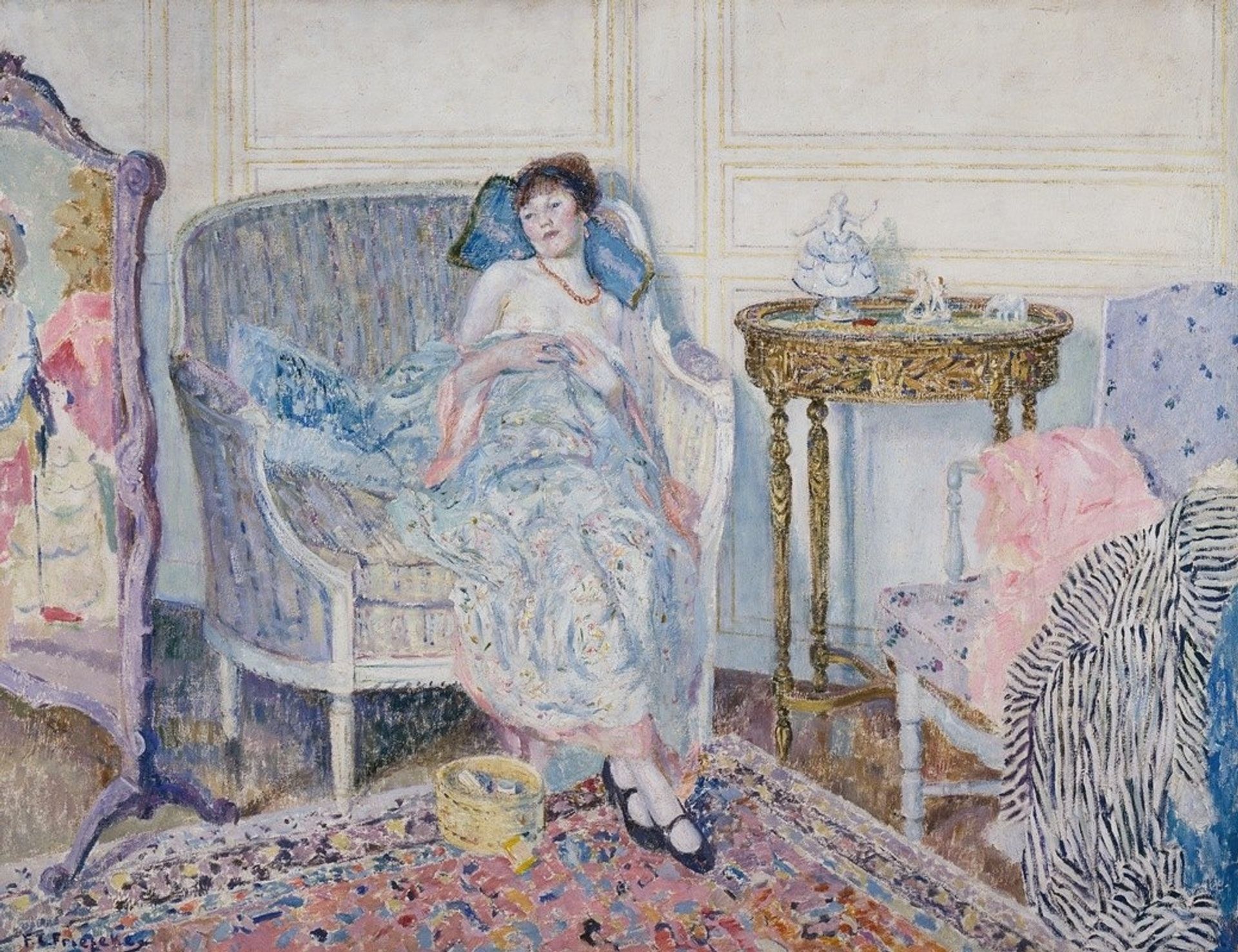 In the Boudoir by Frederick Carl Frieseke