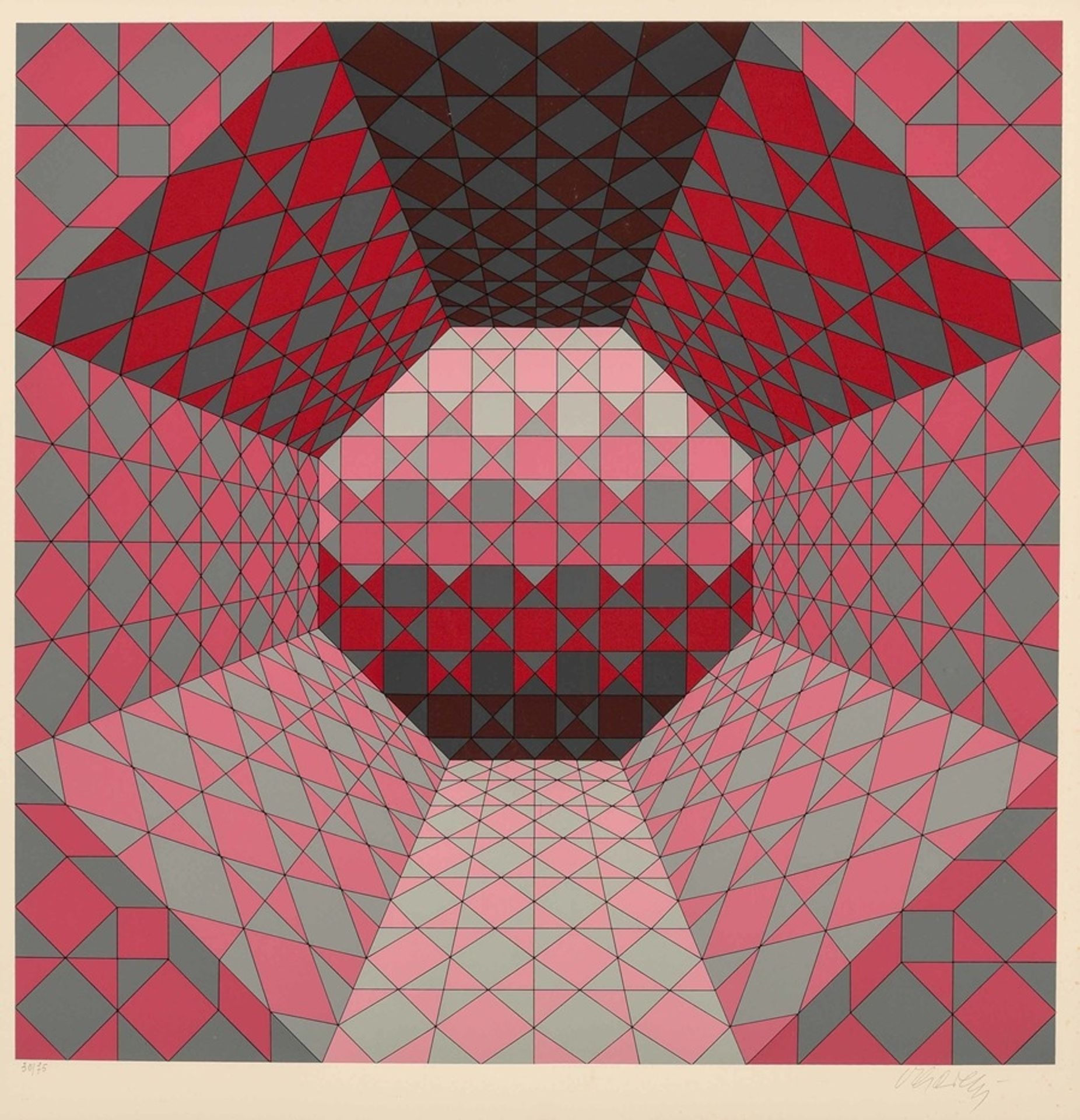 Paris-Tokyo #1 by Victor Vasarely