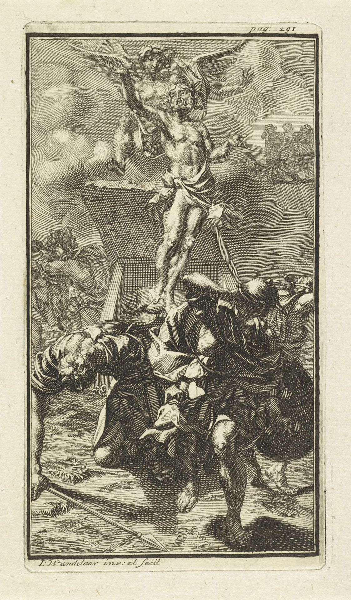 Opstanding van Christus by Jan Wandelaar