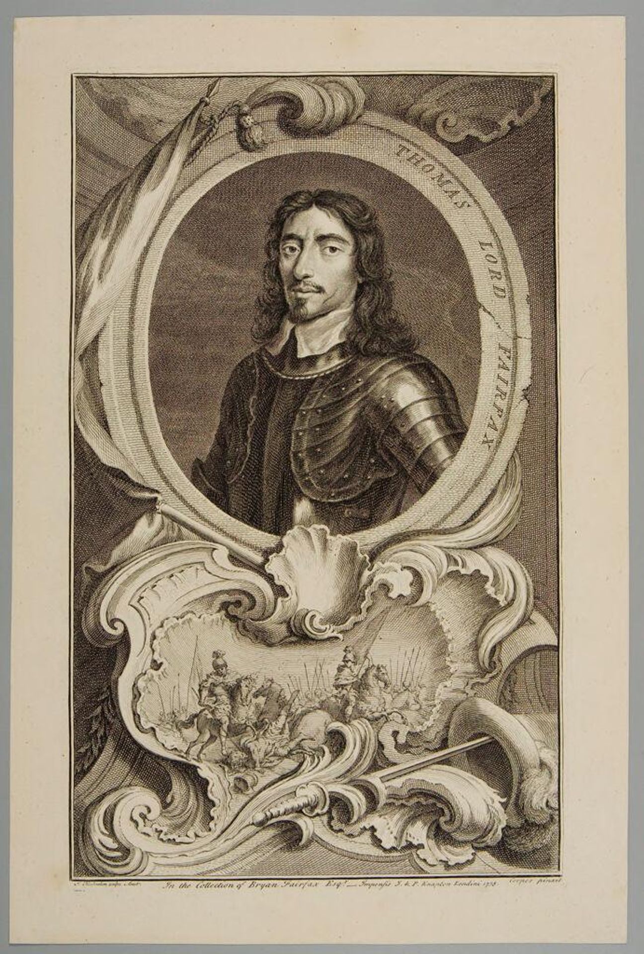 Thomas, Lord Fairfax by Jacobus Houbraken
