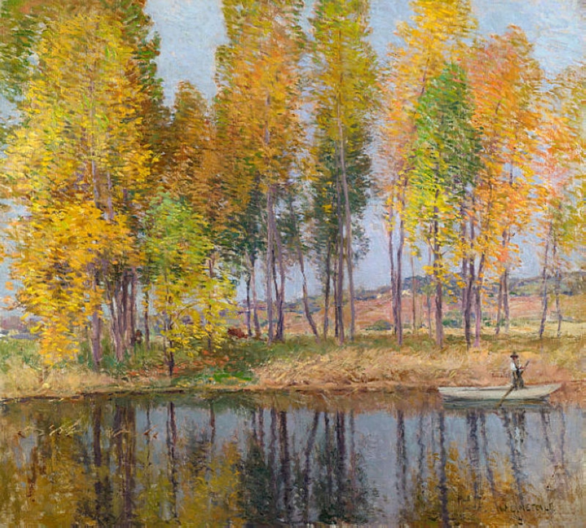 Autumn Festival by Willard Metcalf