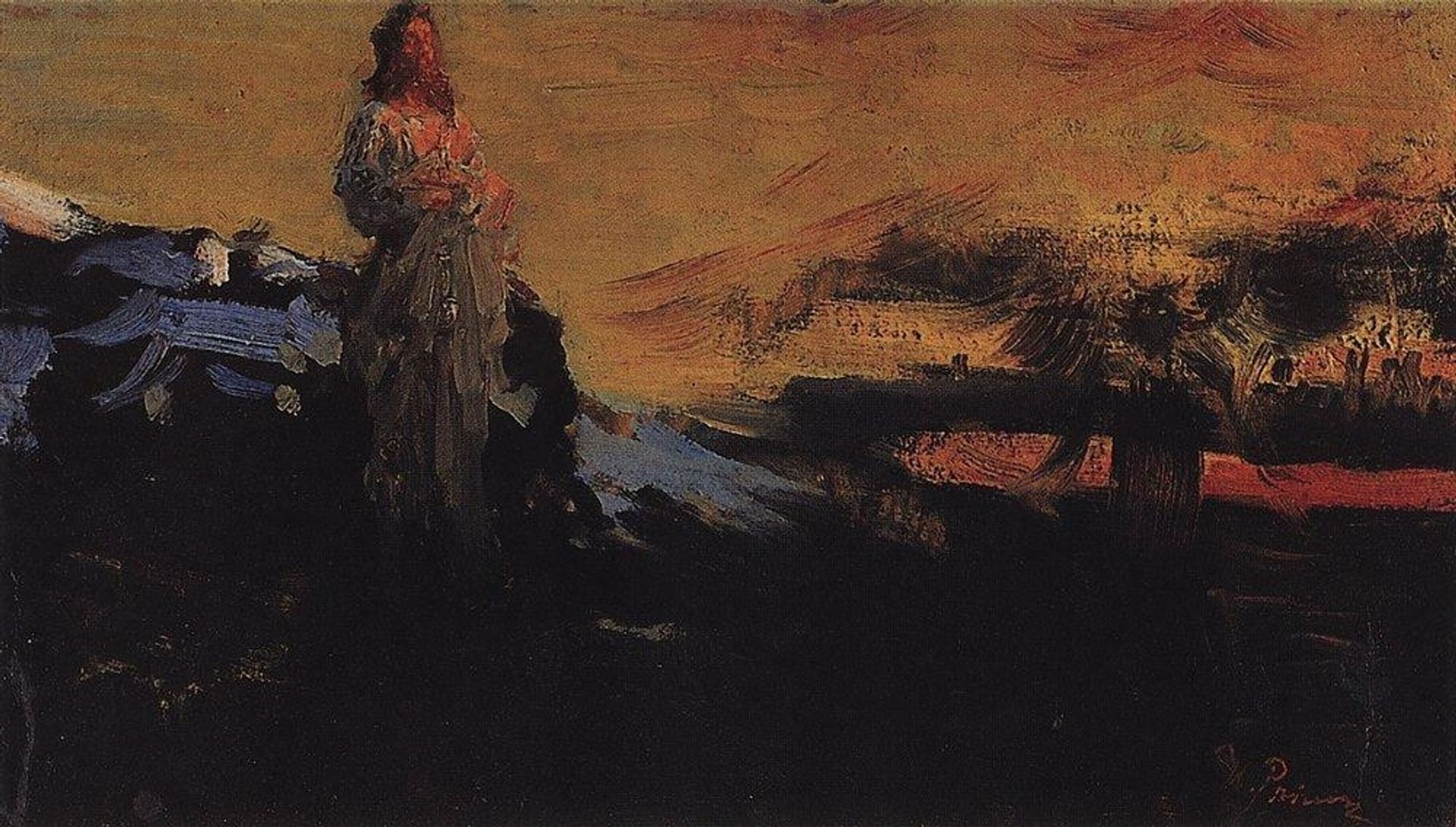 Follow me, Satan! by Ilya Repin