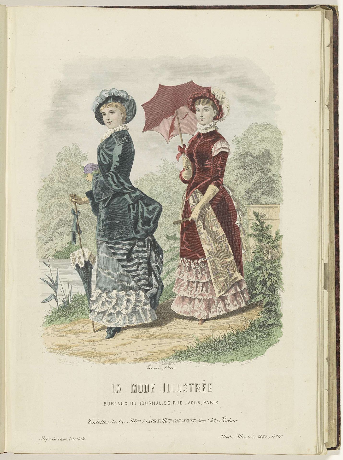 La Mode Illustrée, Journal de la Famille, 1882 by Firmin-Didot & Cie