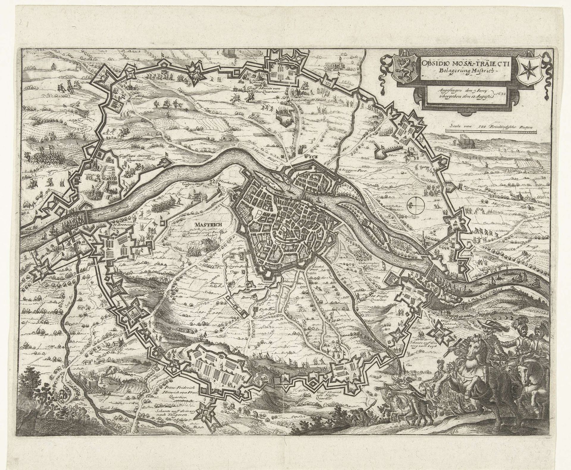 Belegering van Maastricht, 1632 by Anonymous