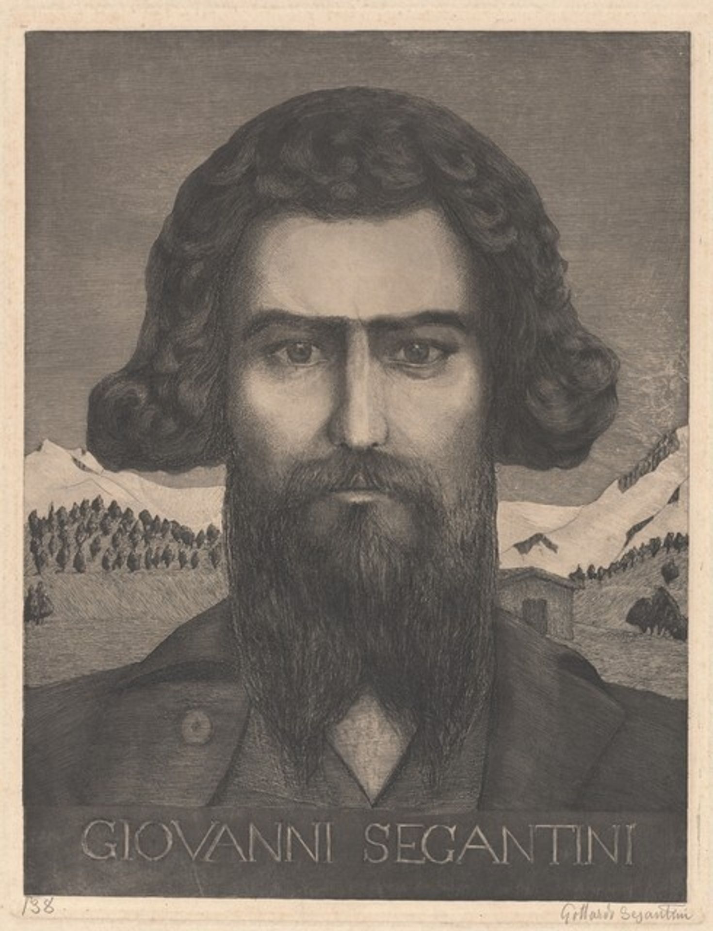 Giovanni Segantini by Gottardo Segantini