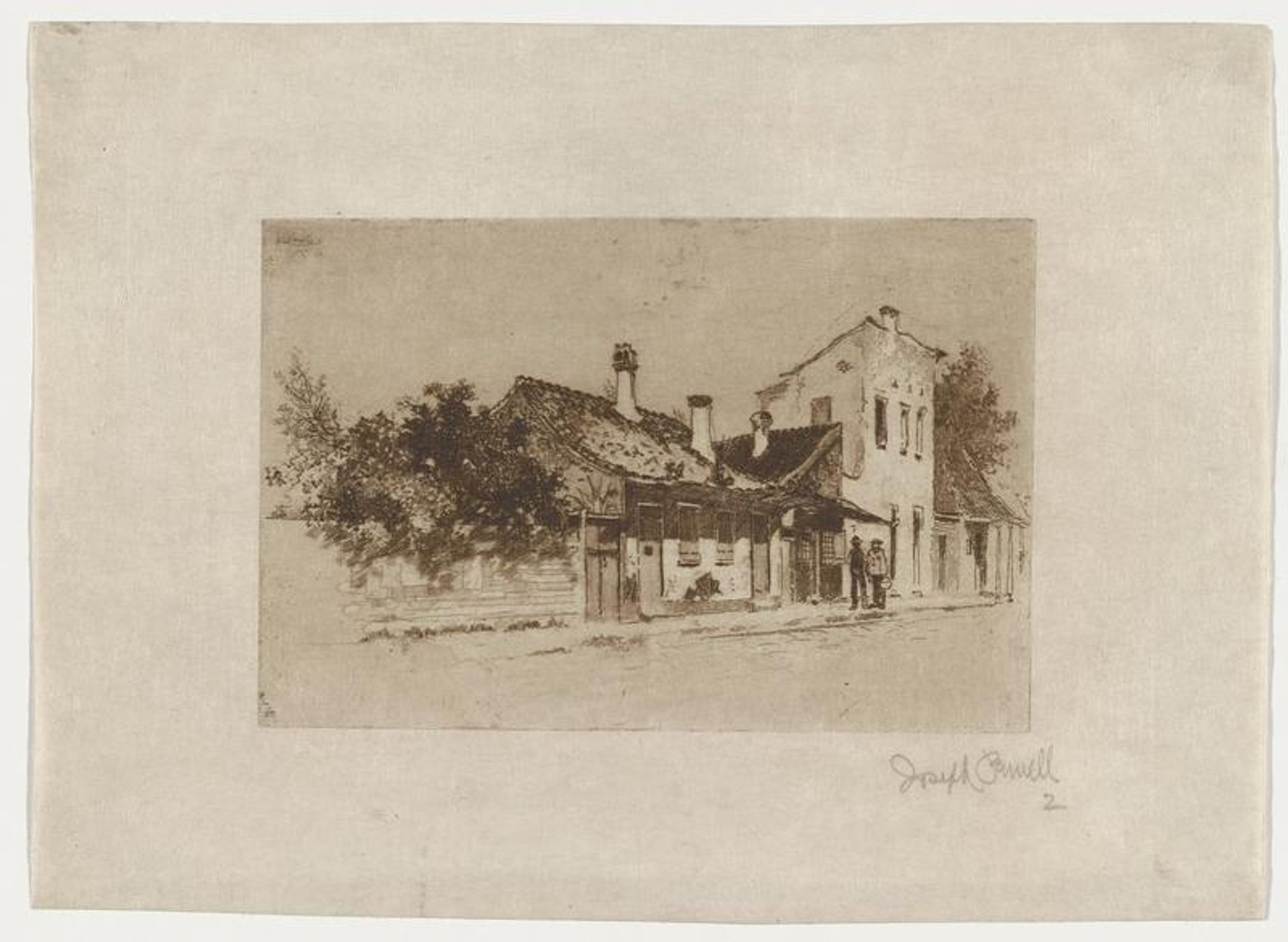 Madame Delphines by Joseph Pennell