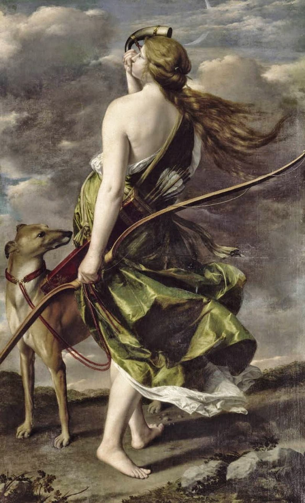 Diana the Huntress by Orazio Gentileschi