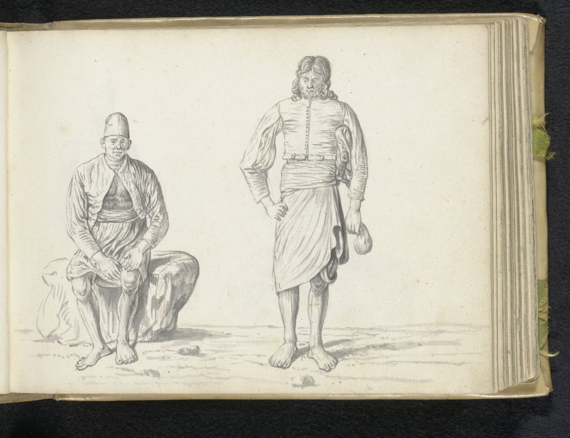 Two Sinhalese soldiers by Esaias Boursse