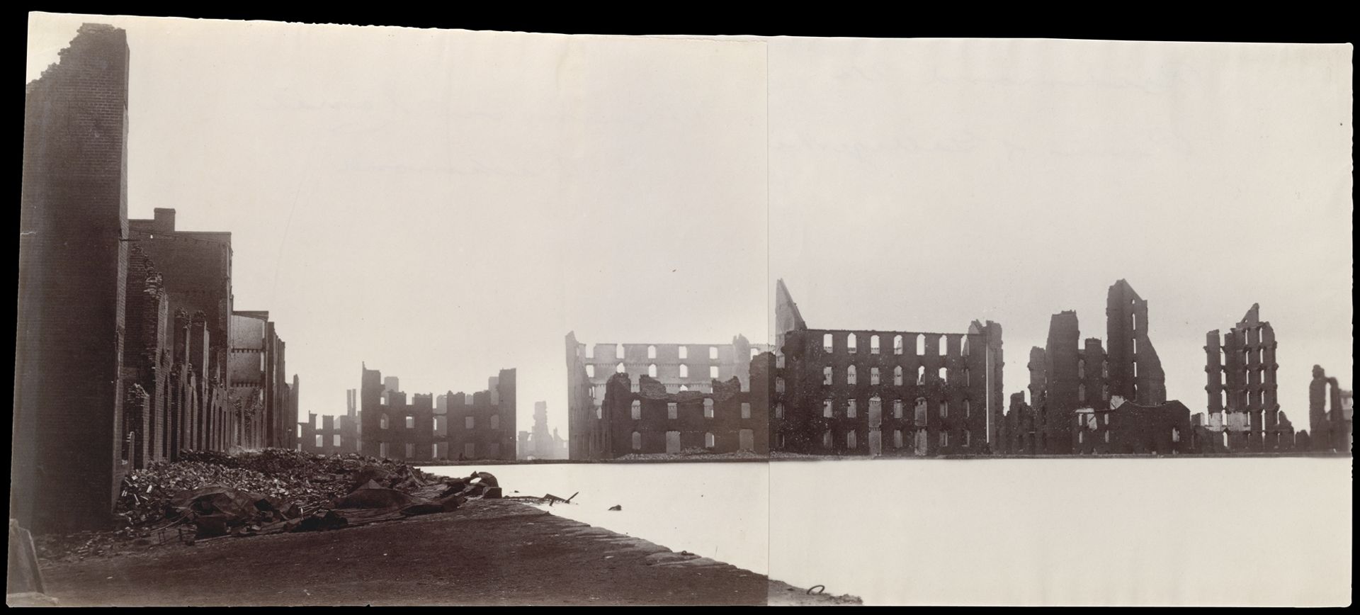 Ruins of Gallego Flour Mills, Richmond by Alexander Gardner