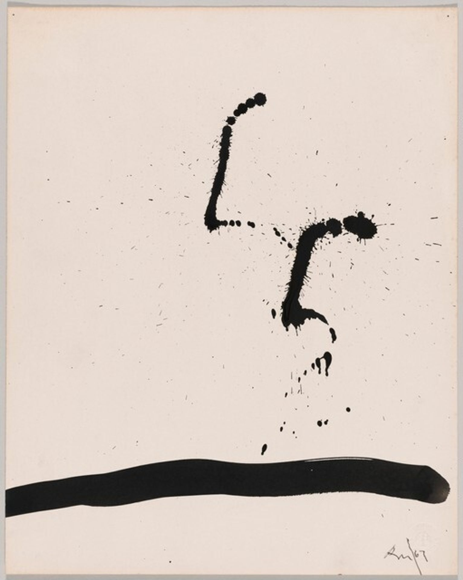 Untitled (Automatism) by Robert Motherwell
