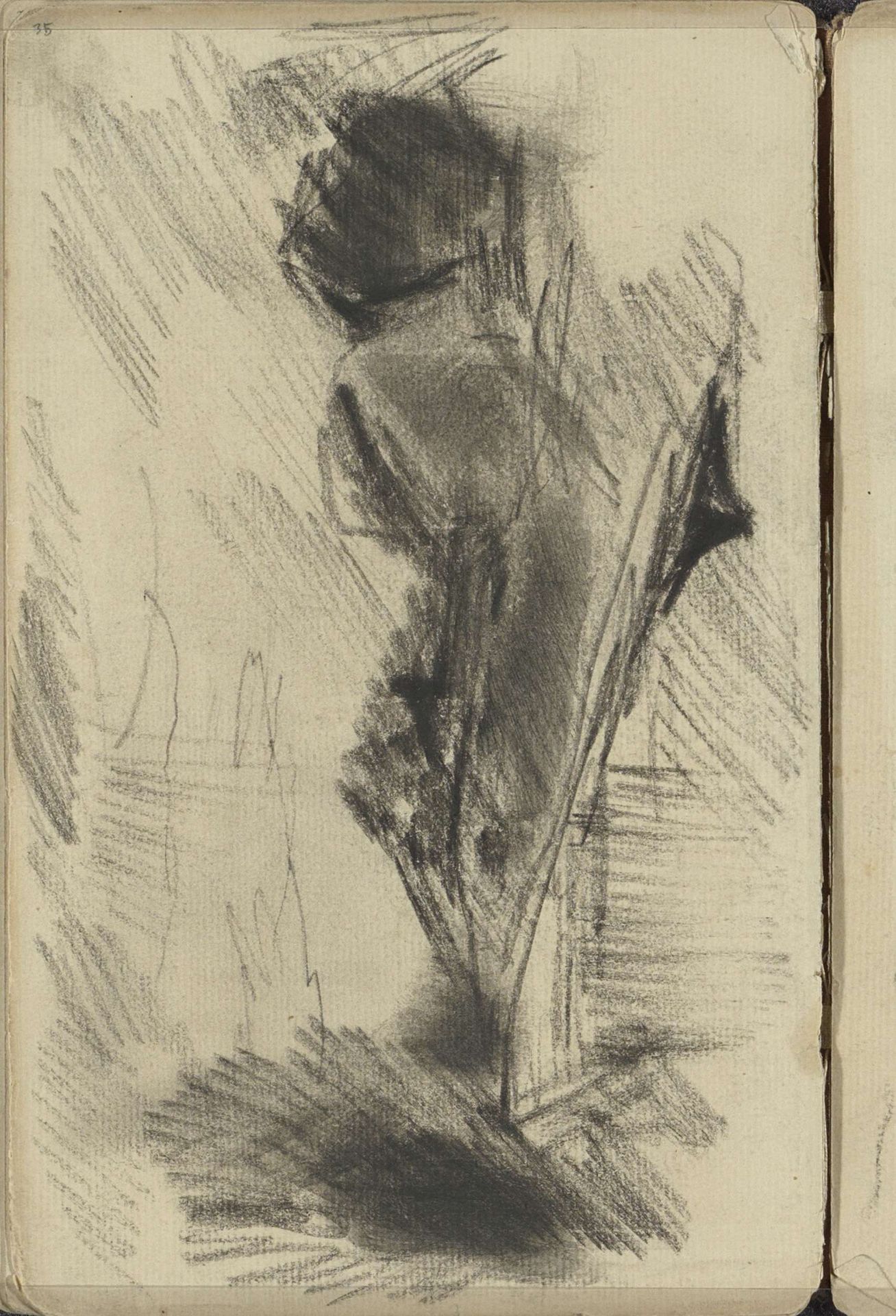 Landschap, mogelijk met water by George Hendrik Breitner