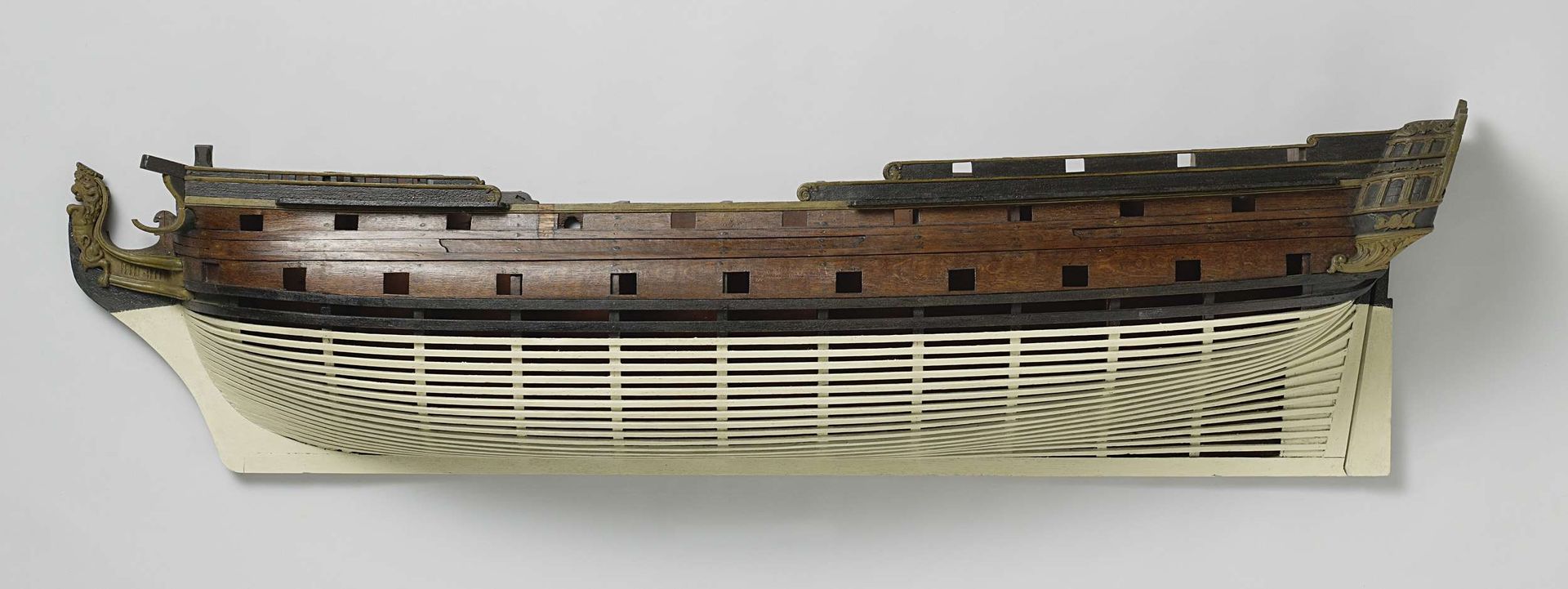 Half Model of a 54-Gun Ship of the Line by Anonymous