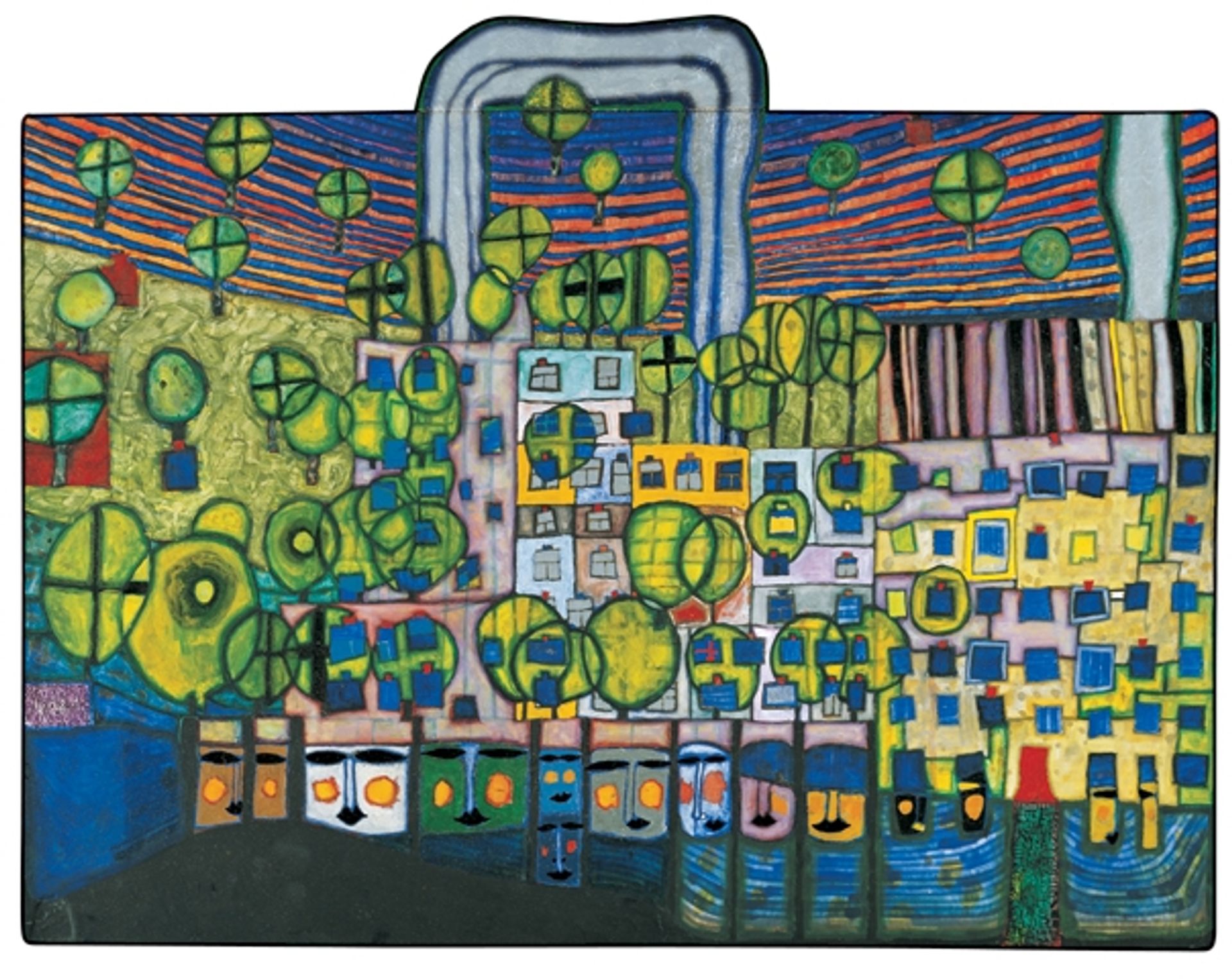 839 The Third Skin by Friedensreich Hundertwasser