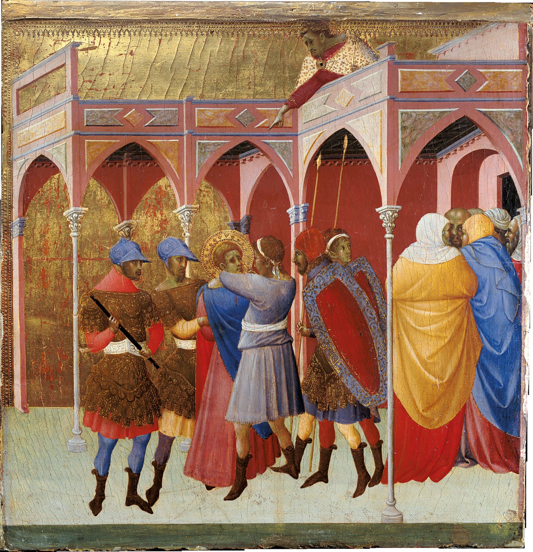 The Blinding of St Victor by Bartolomeo Bulgarini