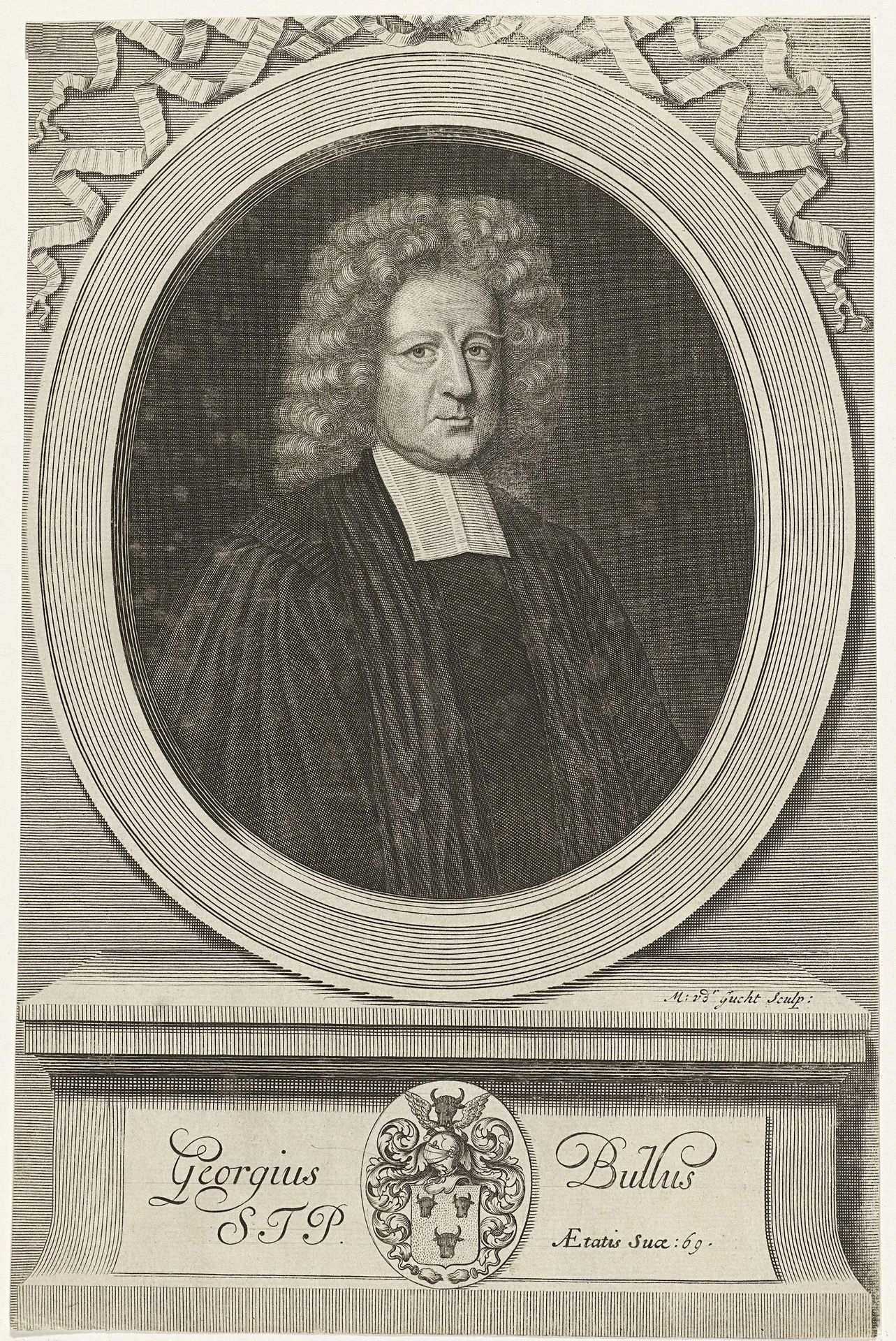 Portret van Georgius Bullus by Michiel van der Gucht