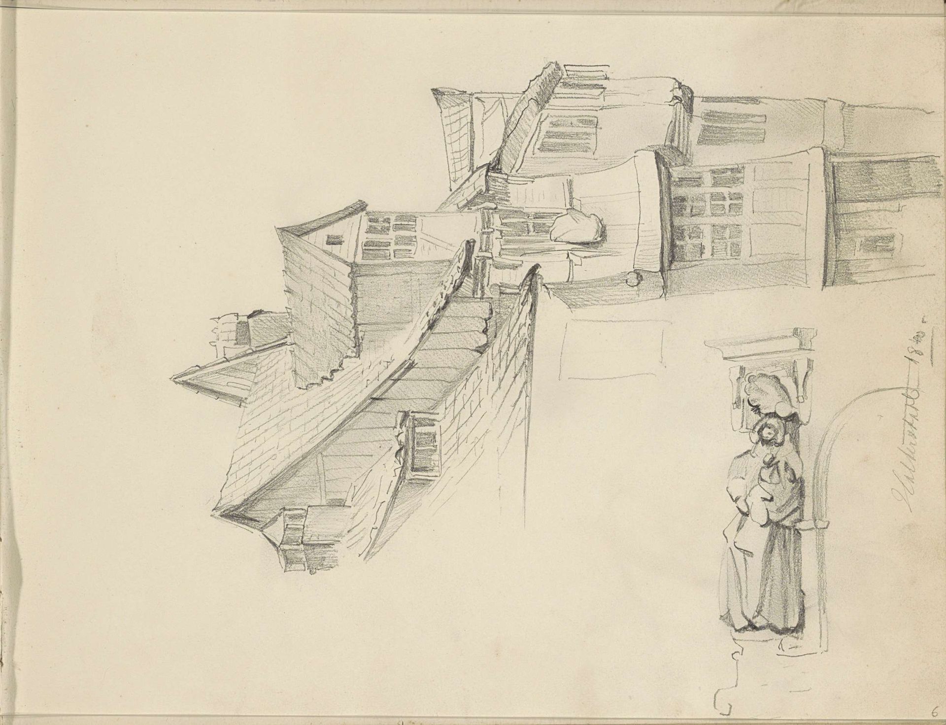 Huis in Halberstadt by Johannes Tavenraat