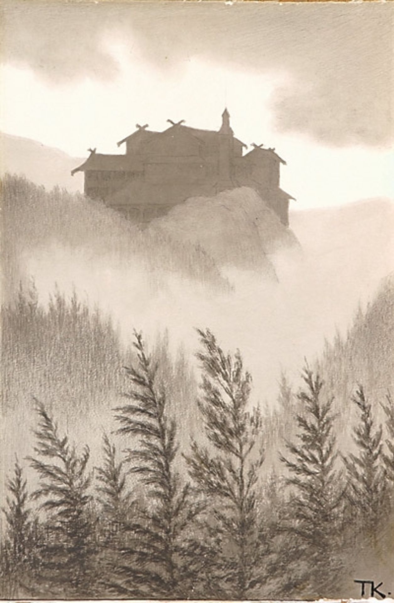 Til Den Groenne Ridder by Theodor Severin Kittelsen