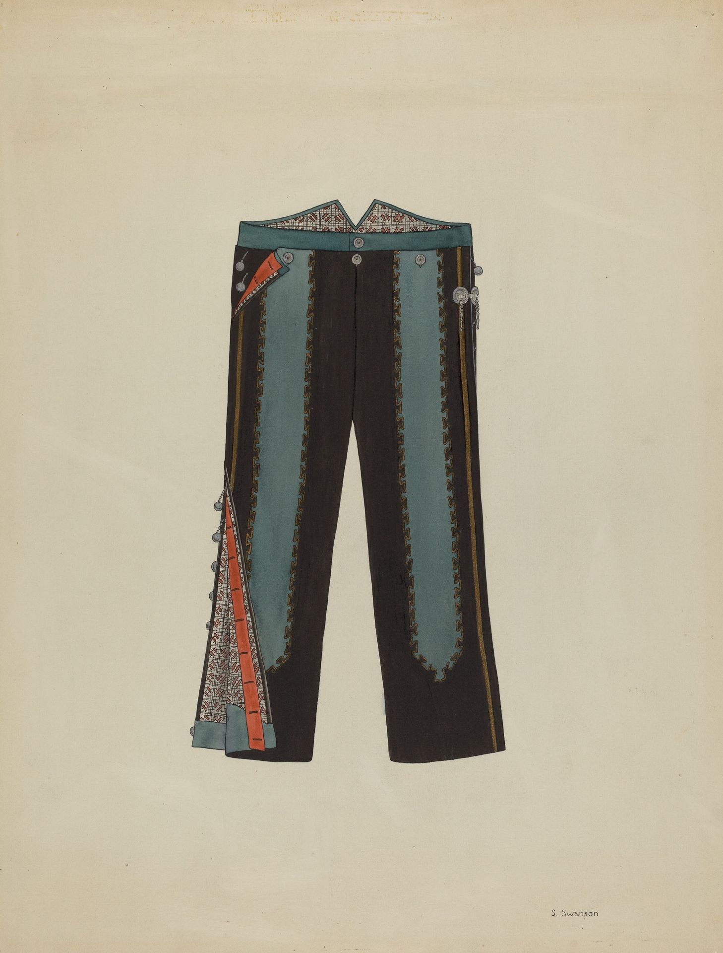 Man's Trousers by Syrena Swanson