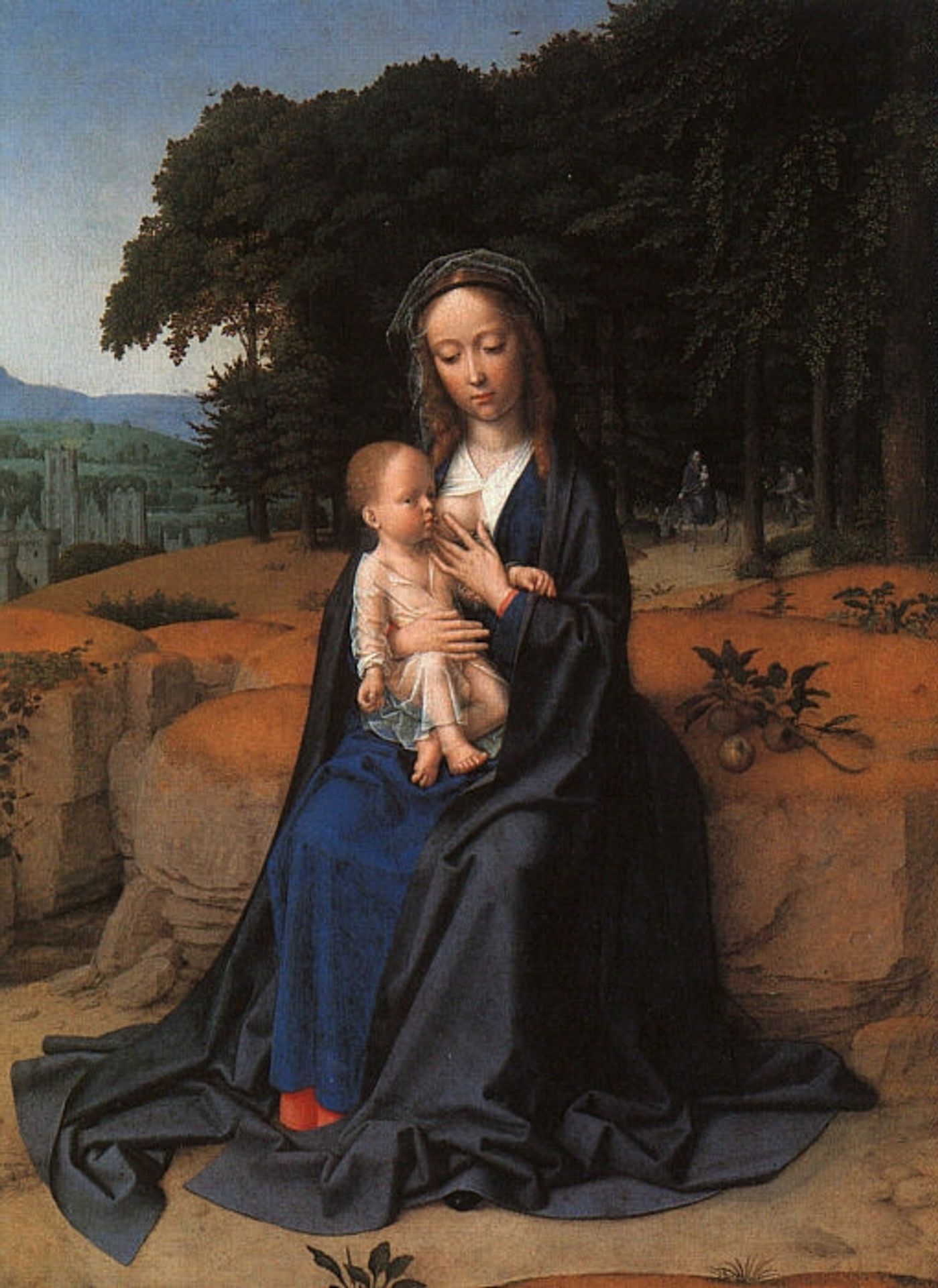 The Rest on the Flight into Egypt by Gerard David