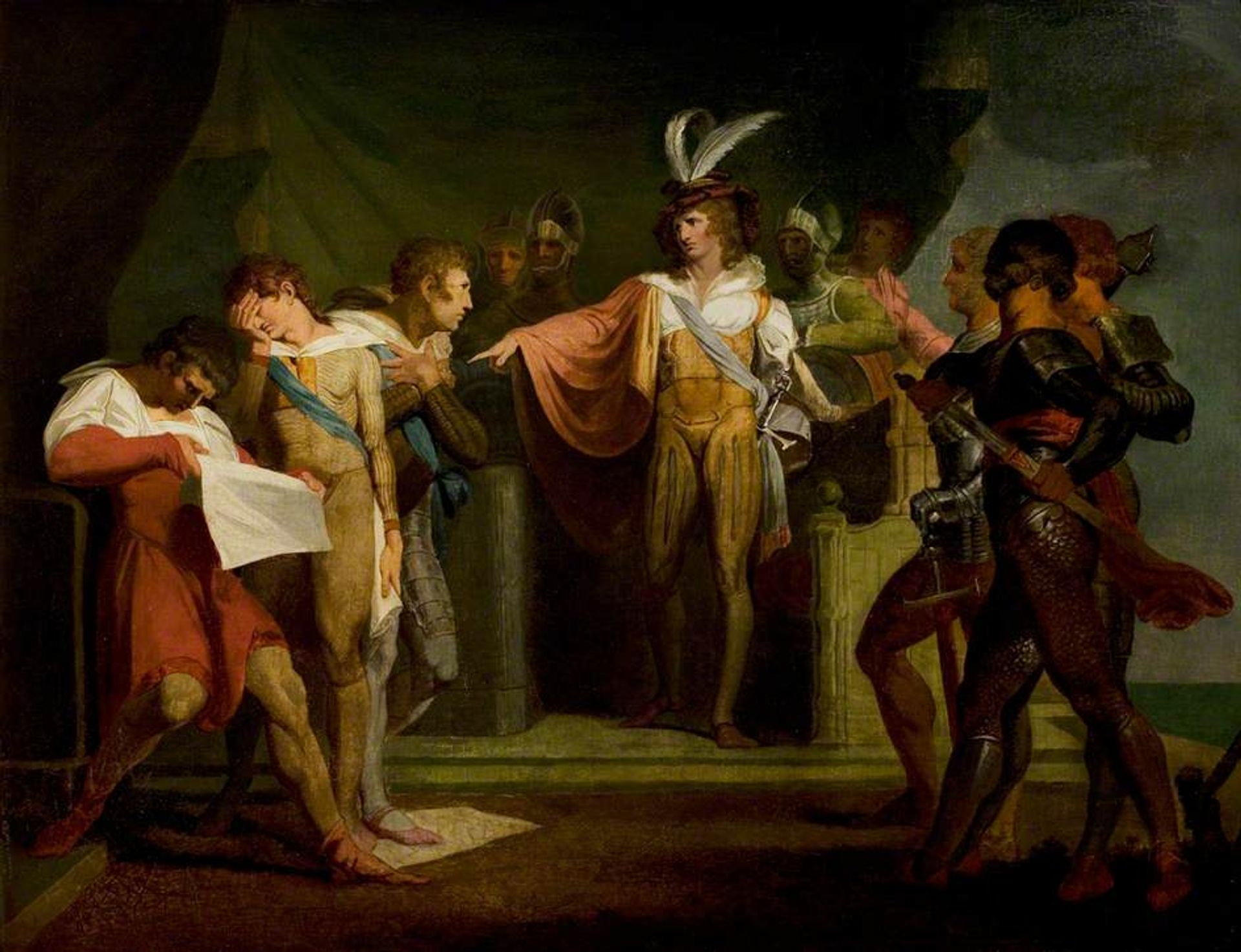 'Henry V', Act II, Scene 2, Henry V Discovering the Conspirators by Henry Fuseli