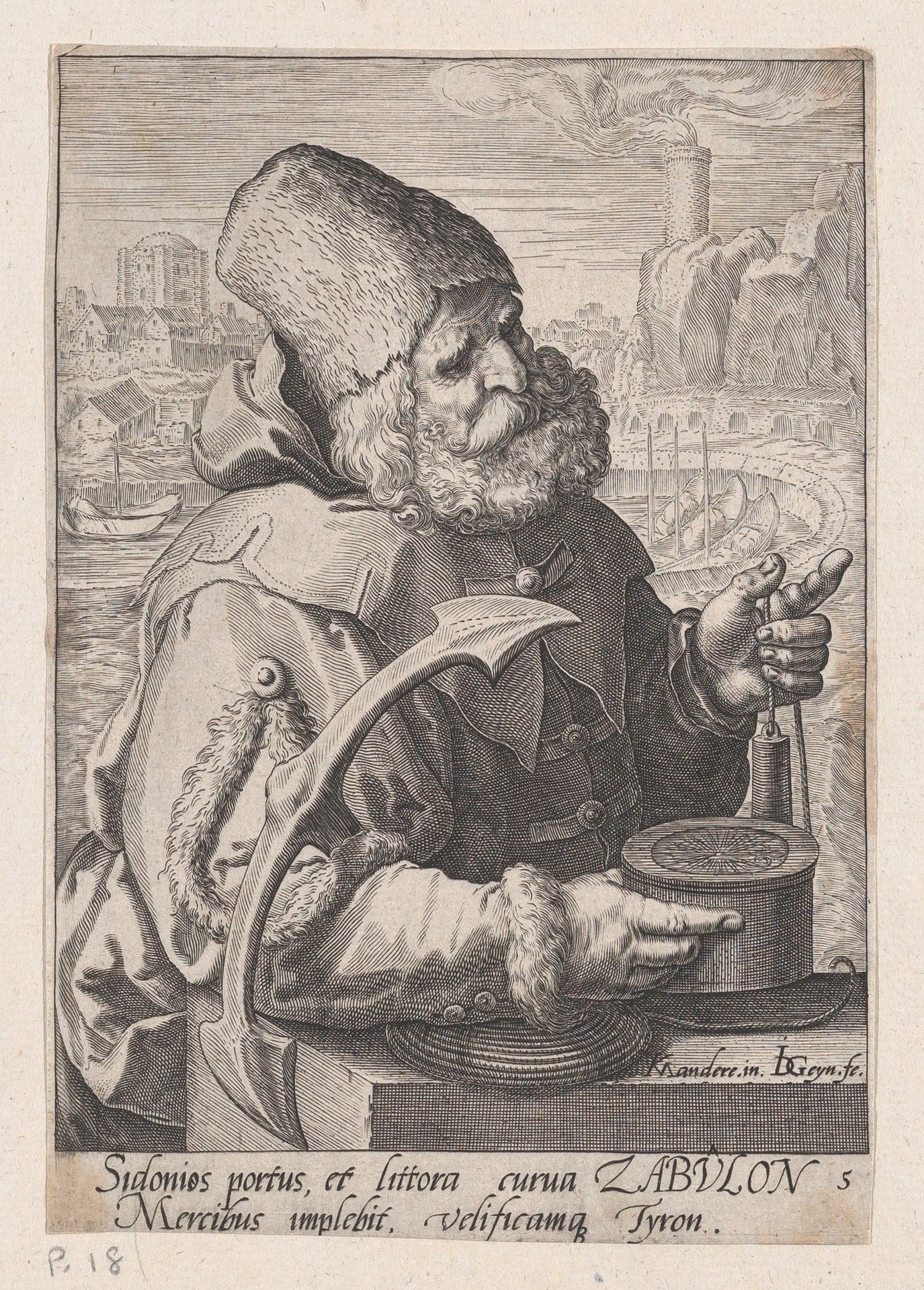 Zebulon, from "The Twelve Sons of Jacob" by Jacques de Gheyn II