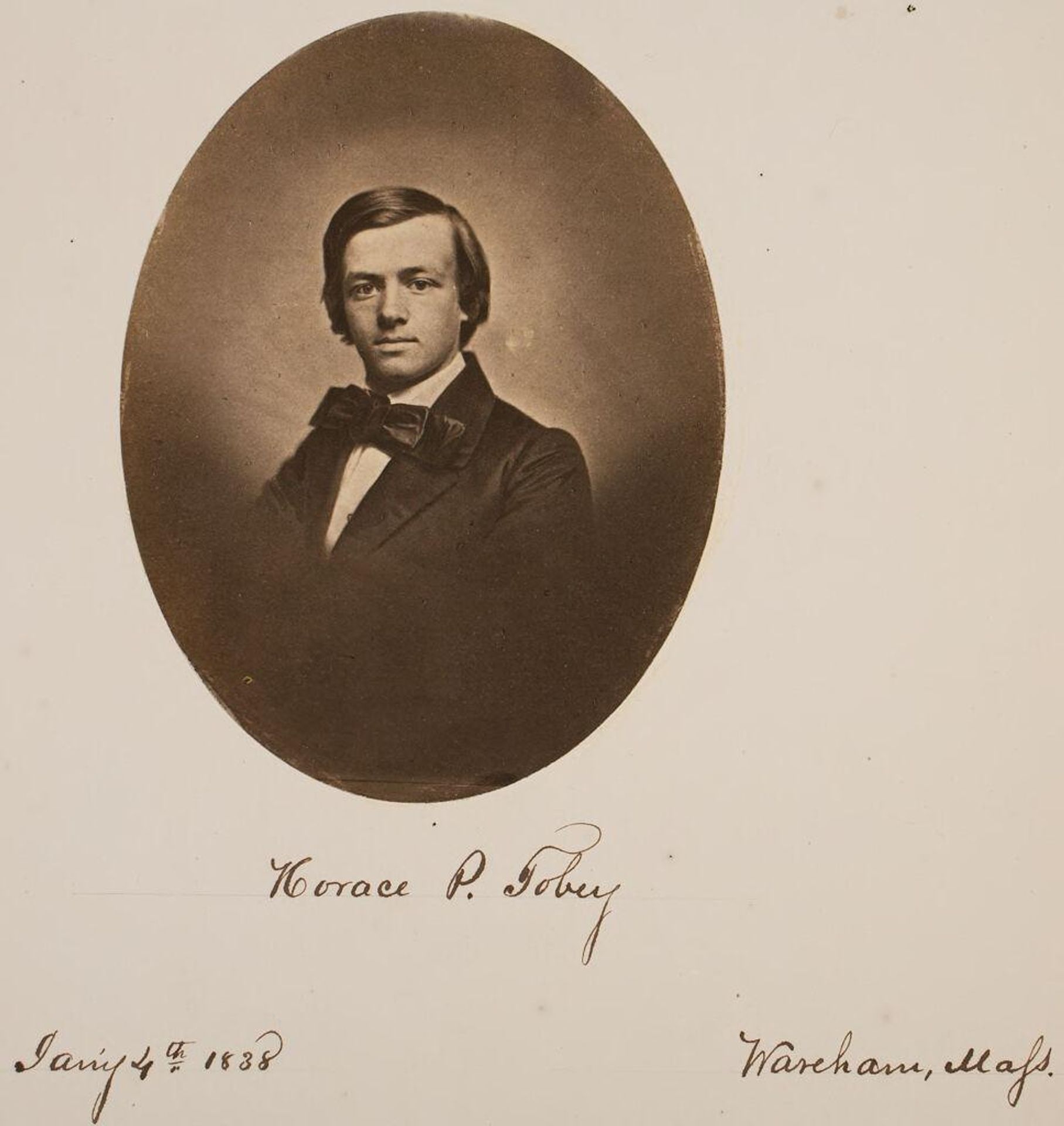 Horace Pratt Tobey, Wareham, Massachusetts (1838-1918) by John Adams Whipple