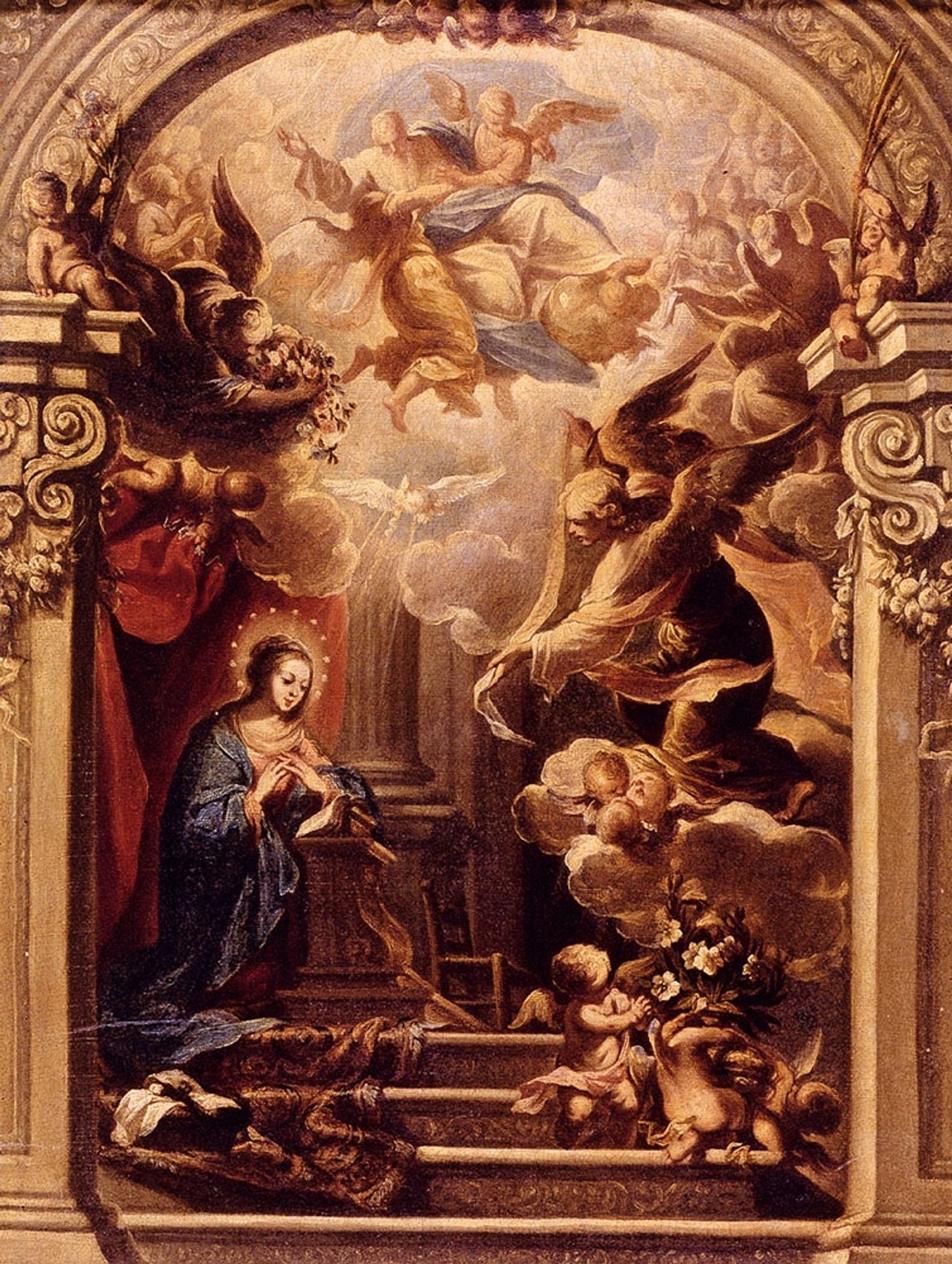 Annunciation by Francesco Solimena