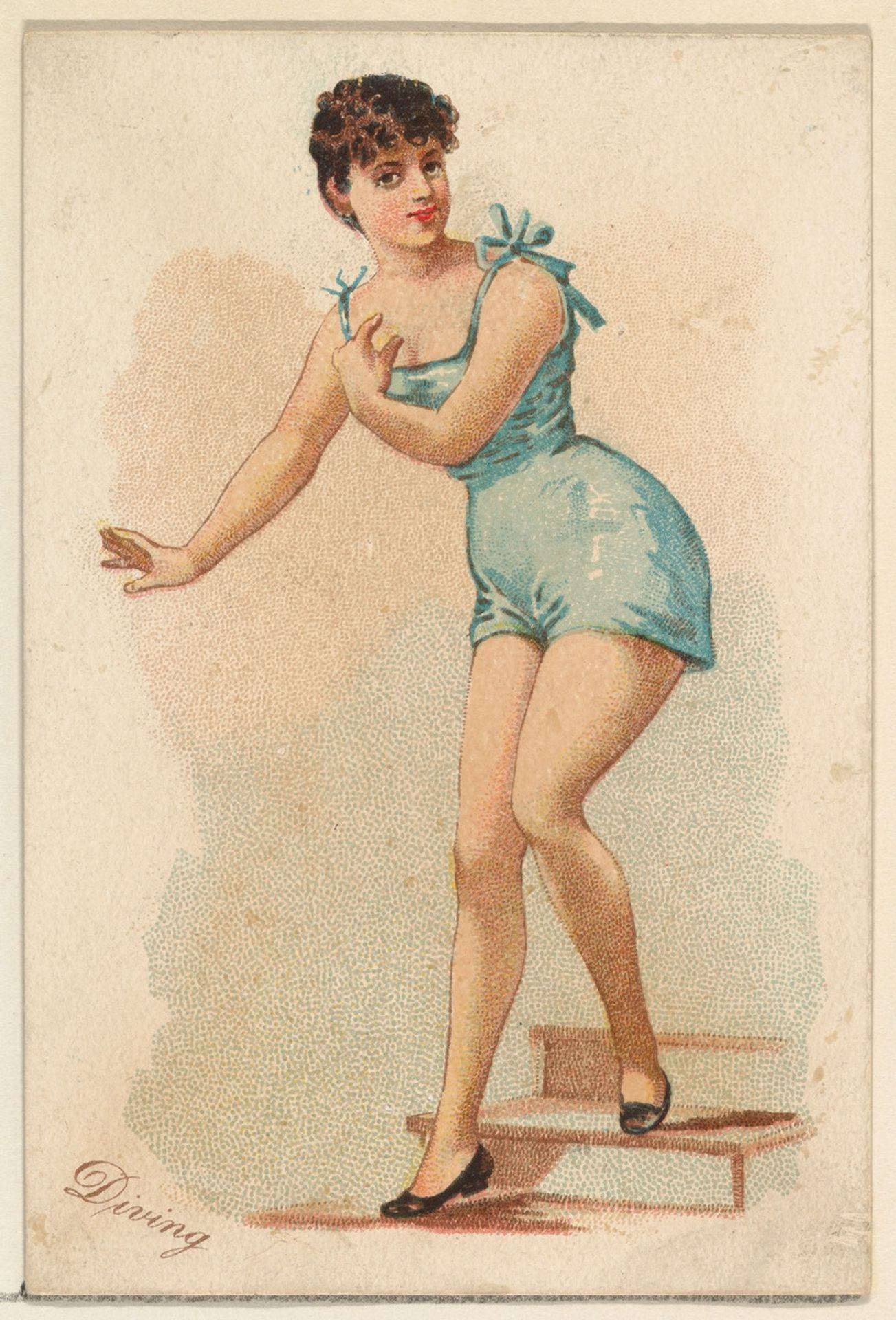 Diving, from the Pretty Athletes series (N196) issued by Wm. S. Kimball & Co. by William S. Kimball & Company