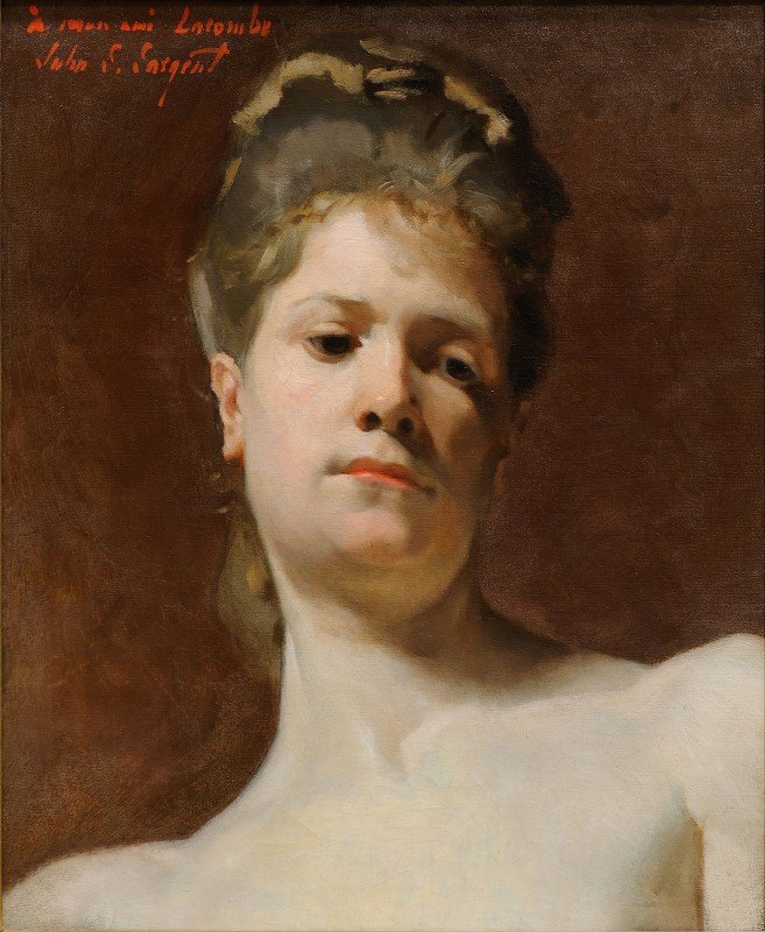 Blonde model by John Singer Sargent